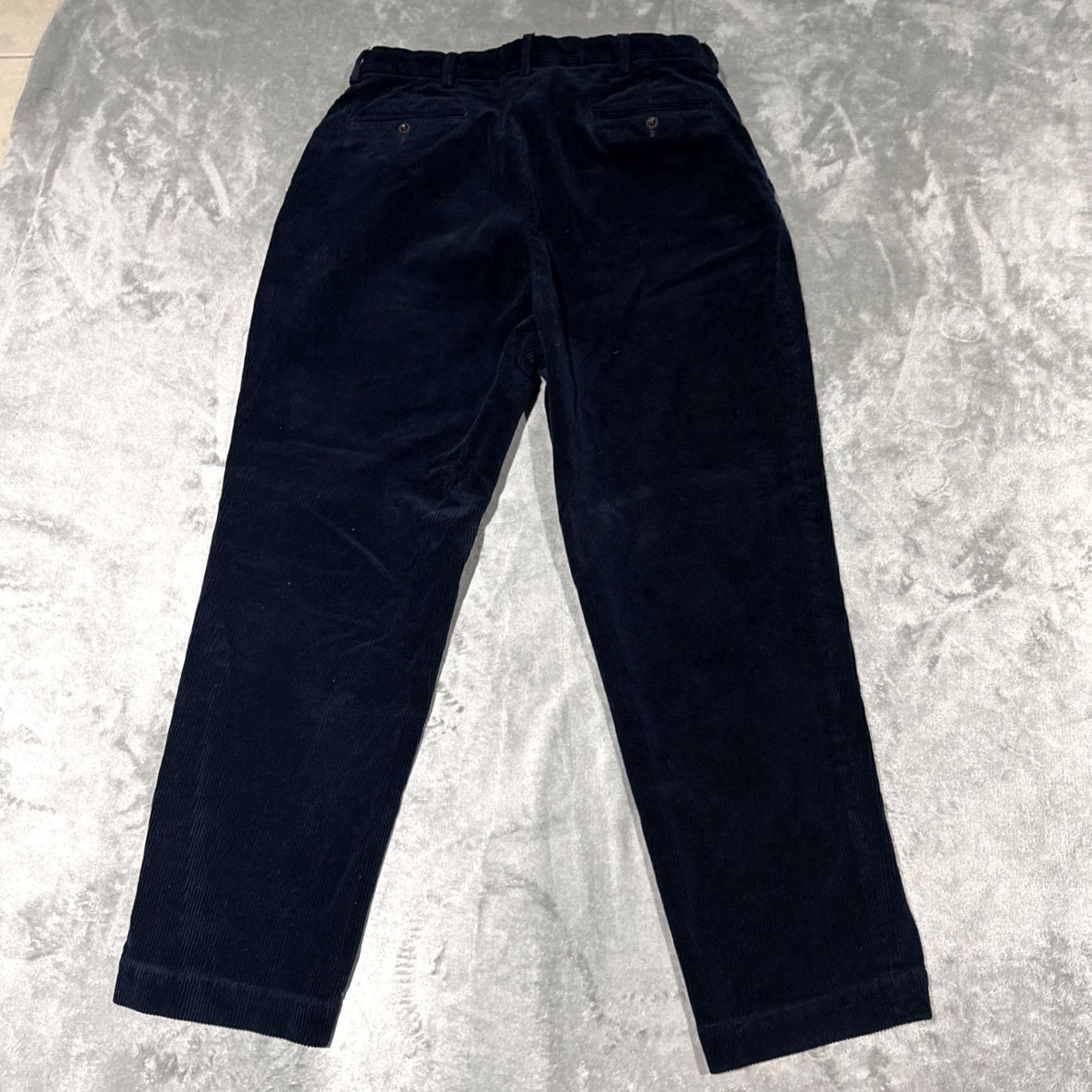 Polo Ralph Lauren VINTAGE Polo Ralph Lauren Corduroy Pants Main Selling Point Navy Blue 36x30 90s Preppy USA Mens Regular Straight Chino Doors? Size US M / EU 48-50 / 2 - 7 Thumbnail