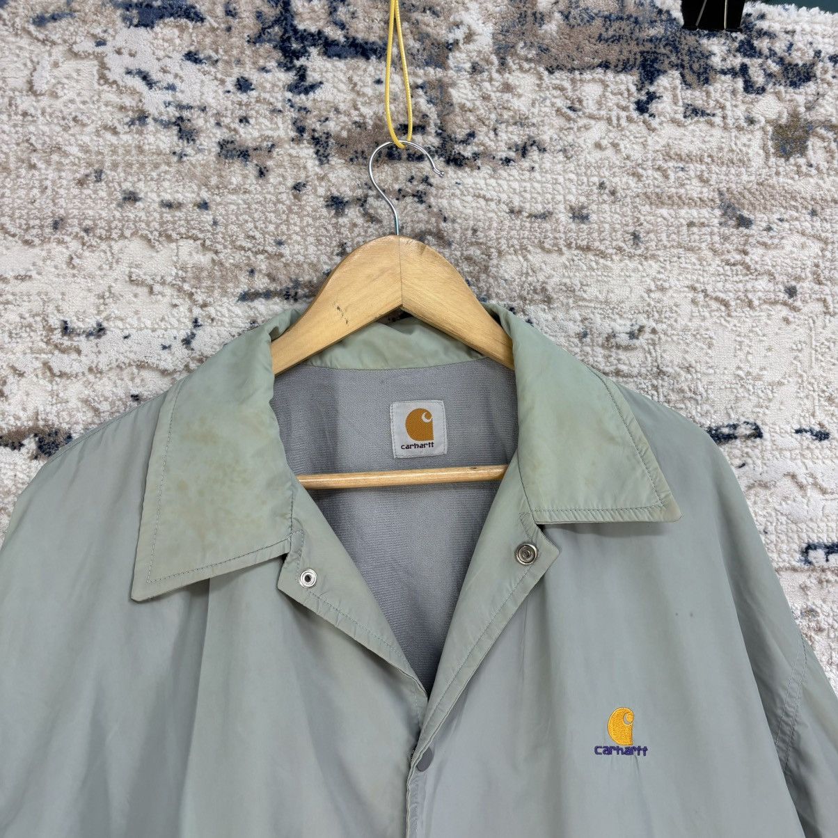 Carhartt × Vintage Very Rare 🔥Vintage Carhartt Nylon Coach Windbreaker Jacket Size US XL / EU 56 / 4 - 2 Thumbnail