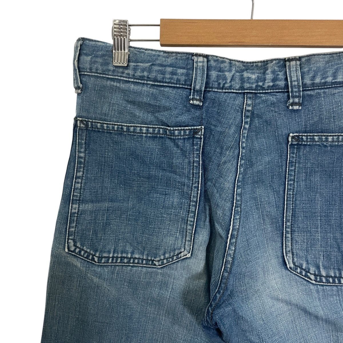 Blue Blue Japan Vintage Blue Blue Japan Bush Denim Jeans Size US 30 / EU 46 - 10 Thumbnail