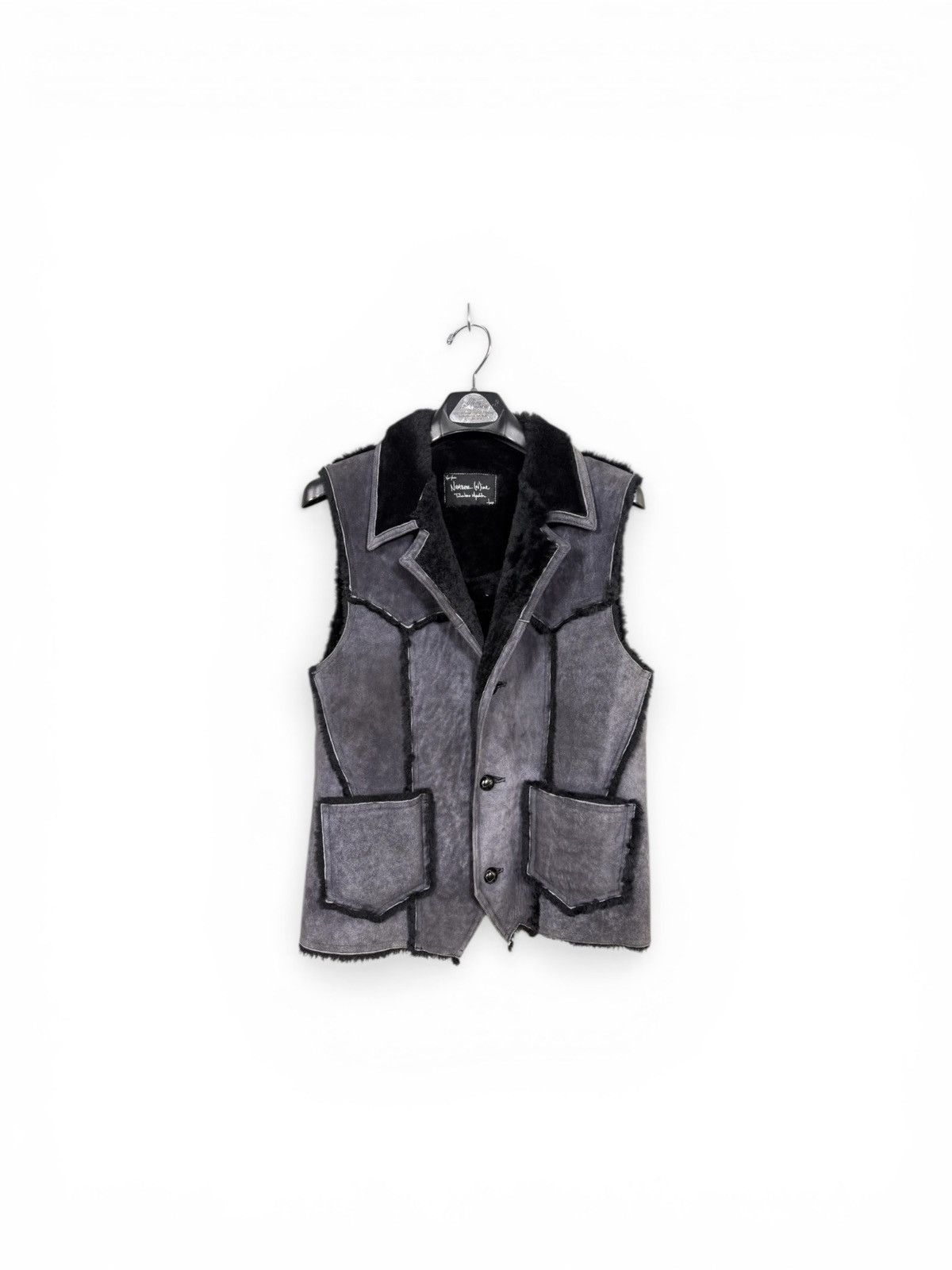 Number (N)ine Number (N)ine Fur Suede Vest Size US XL / EU 56 / 4 - 1 Thumbnail