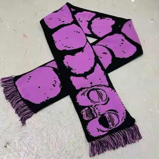 Japanese Brand × Vintage Gothic Anime Graphic Knitted Scarf Size ONE SIZE - 2 Thumbnail