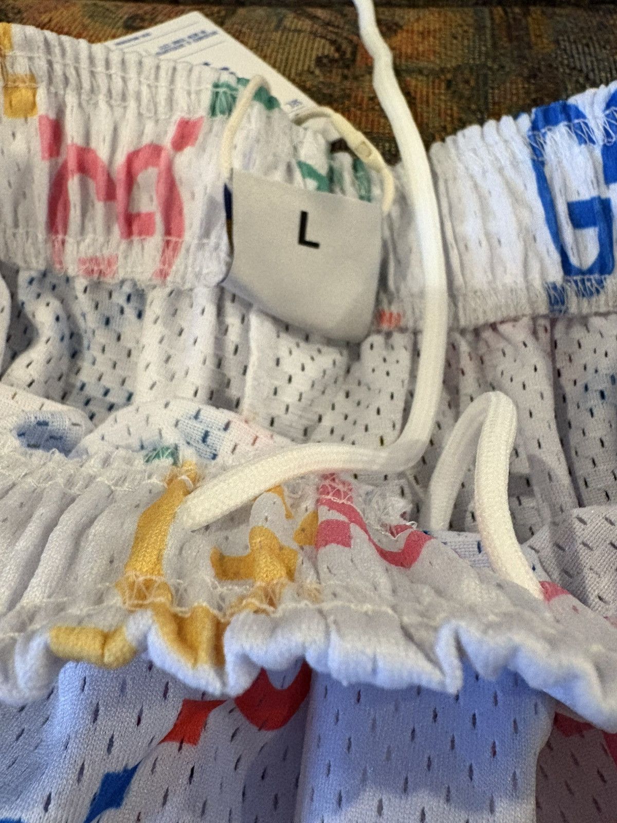 Bravest Studios Bravest Studios Shorts GG White/Rainbow L DS Size US 34 / EU 50 - 2 Thumbnail