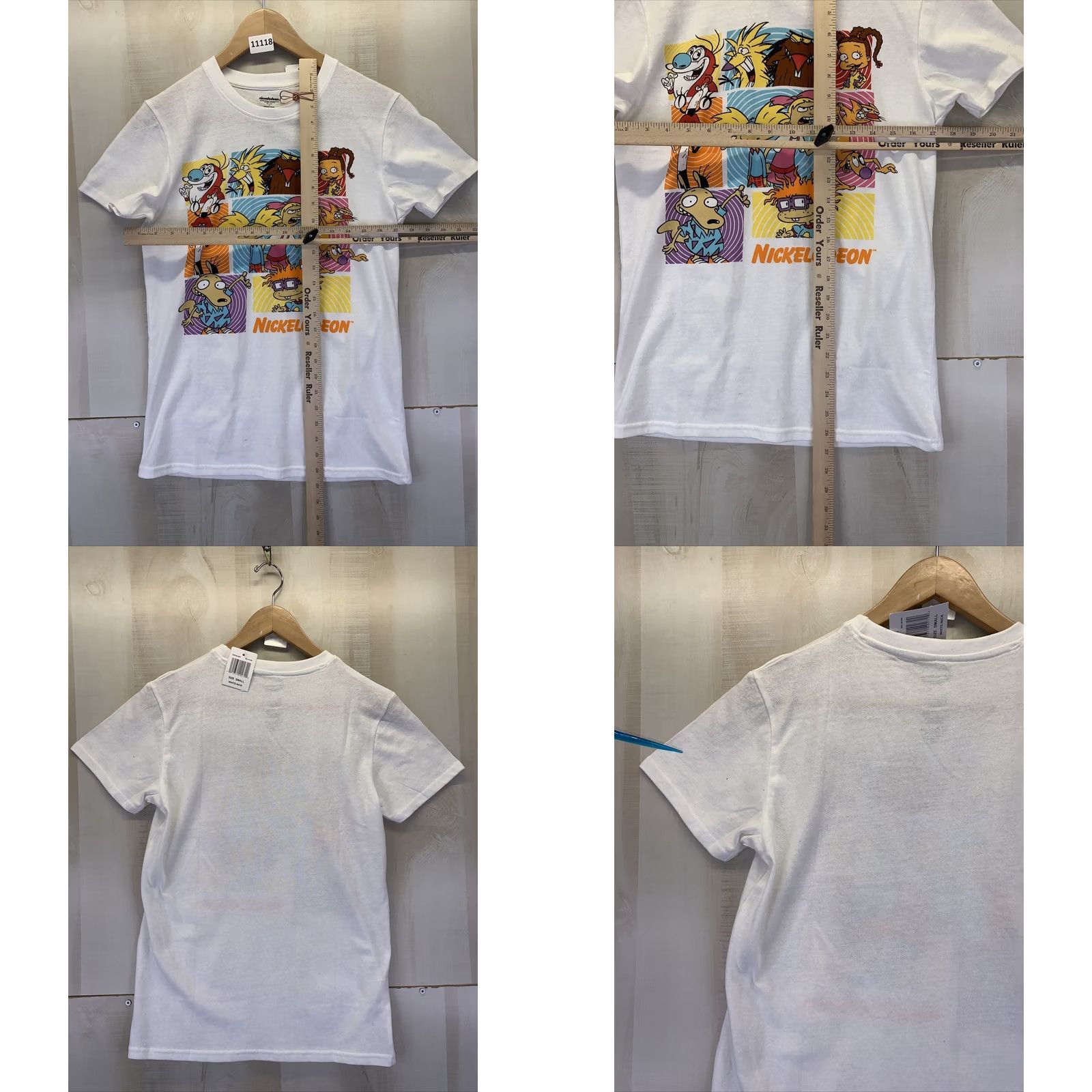Nickelodeon Nickelodeon Hey Arnold Angry Beavers Cat Dog Ren & Stimpy Rocco Adult T Shirt S White Creatures Dog Womens/Mens Size US S / EU 44-46 / 1 - 8 Thumbnail