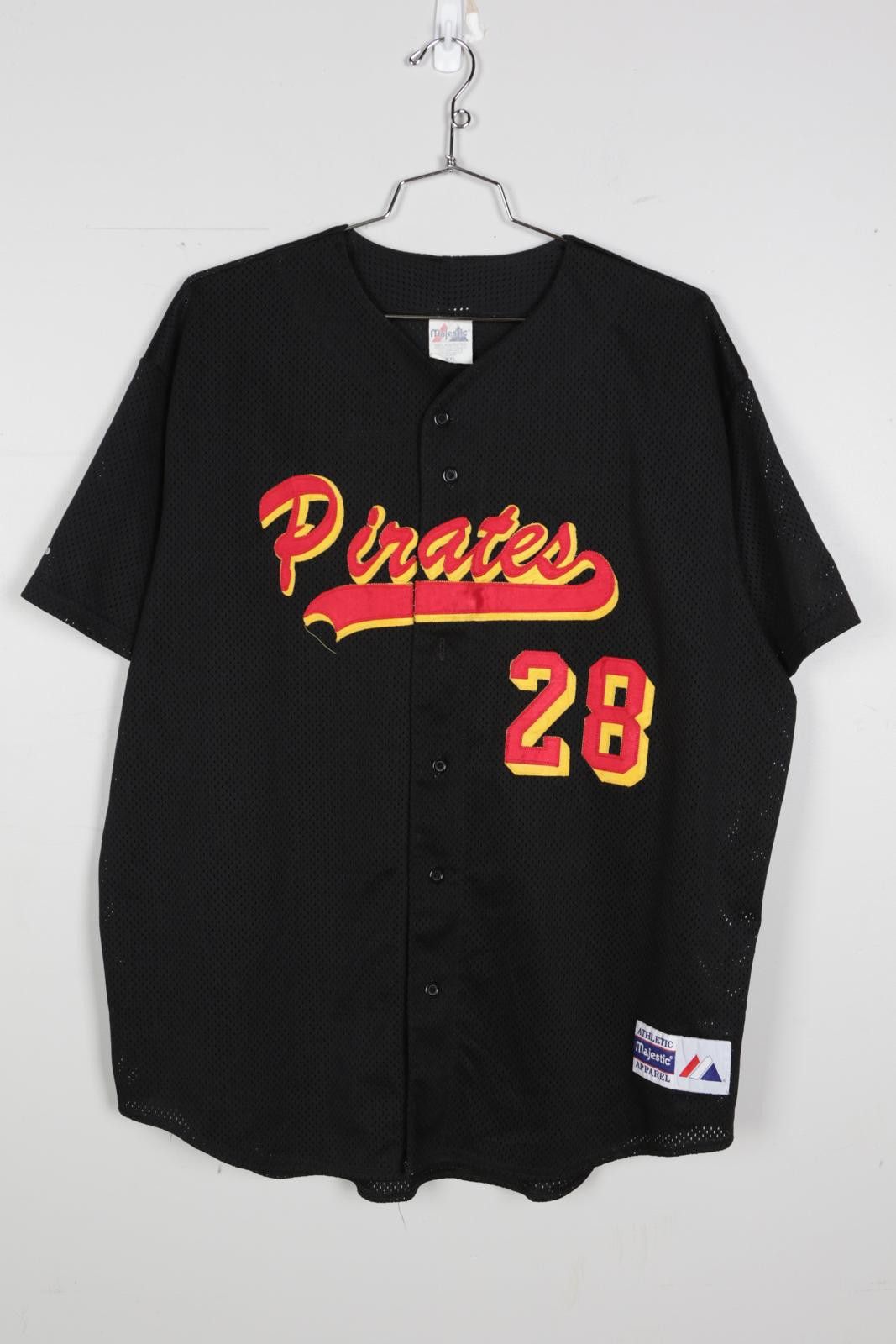 Majestic 90's Majestics Pirates #28 Baseball Jersey Size ONE SIZE - 1 Thumbnail