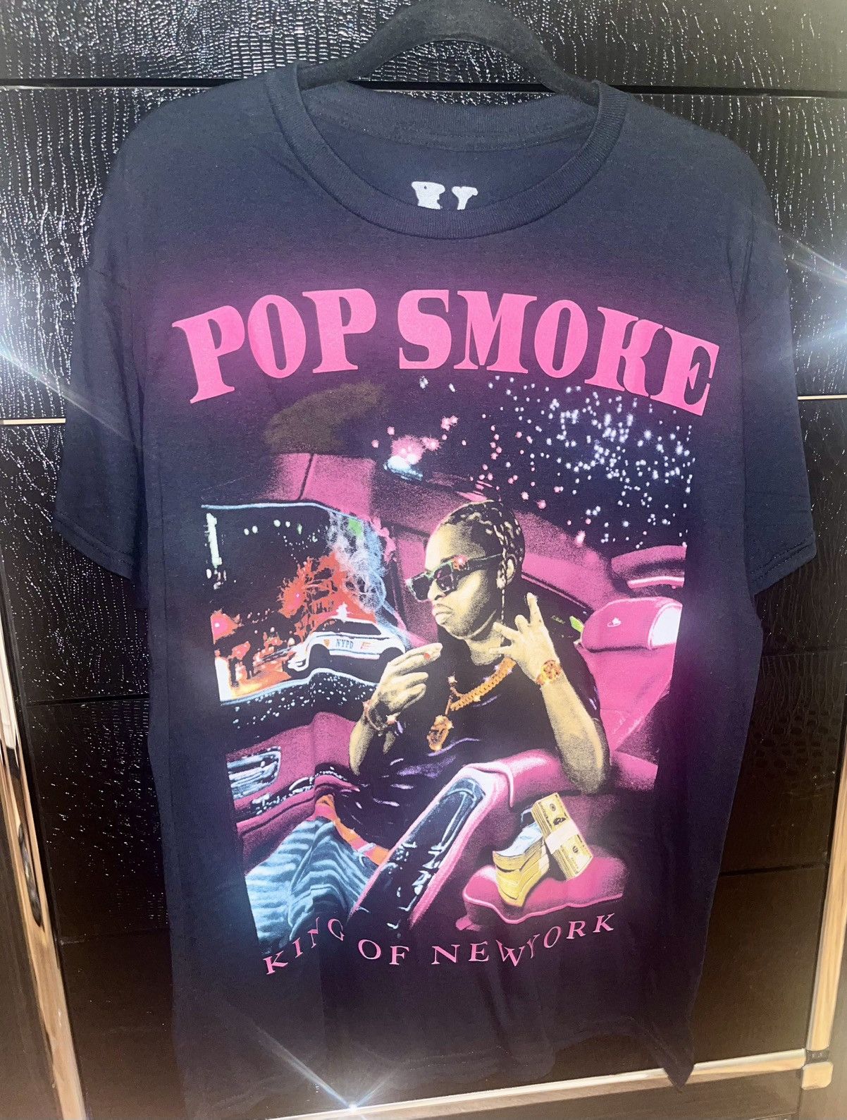 Vlone Pop Smoke x Vlone King Of NY T-Shirt Size US L / EU 52-54 / 3 - 3 Thumbnail