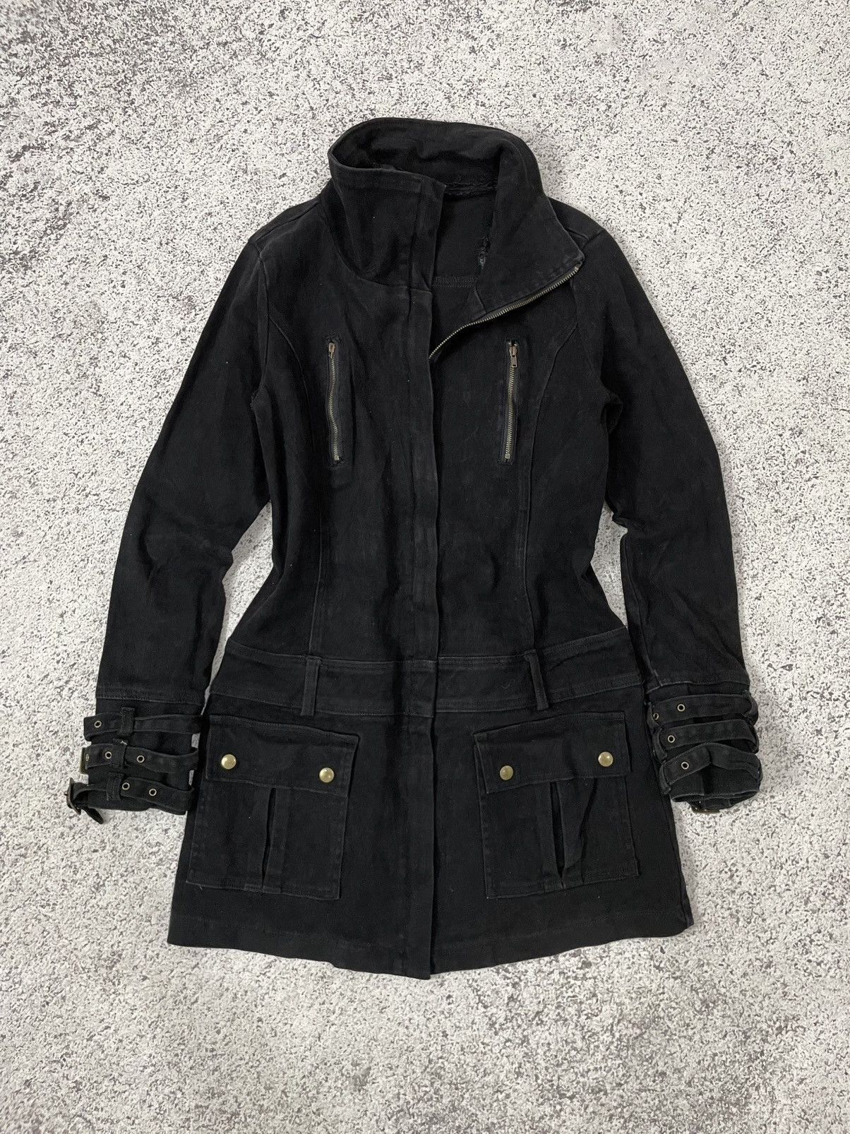Japanese Brand Anarchism GothicPunk Deconstructed Bondage Vkei Jacket Size US S / EU 44-46 / 1 - 2 Thumbnail