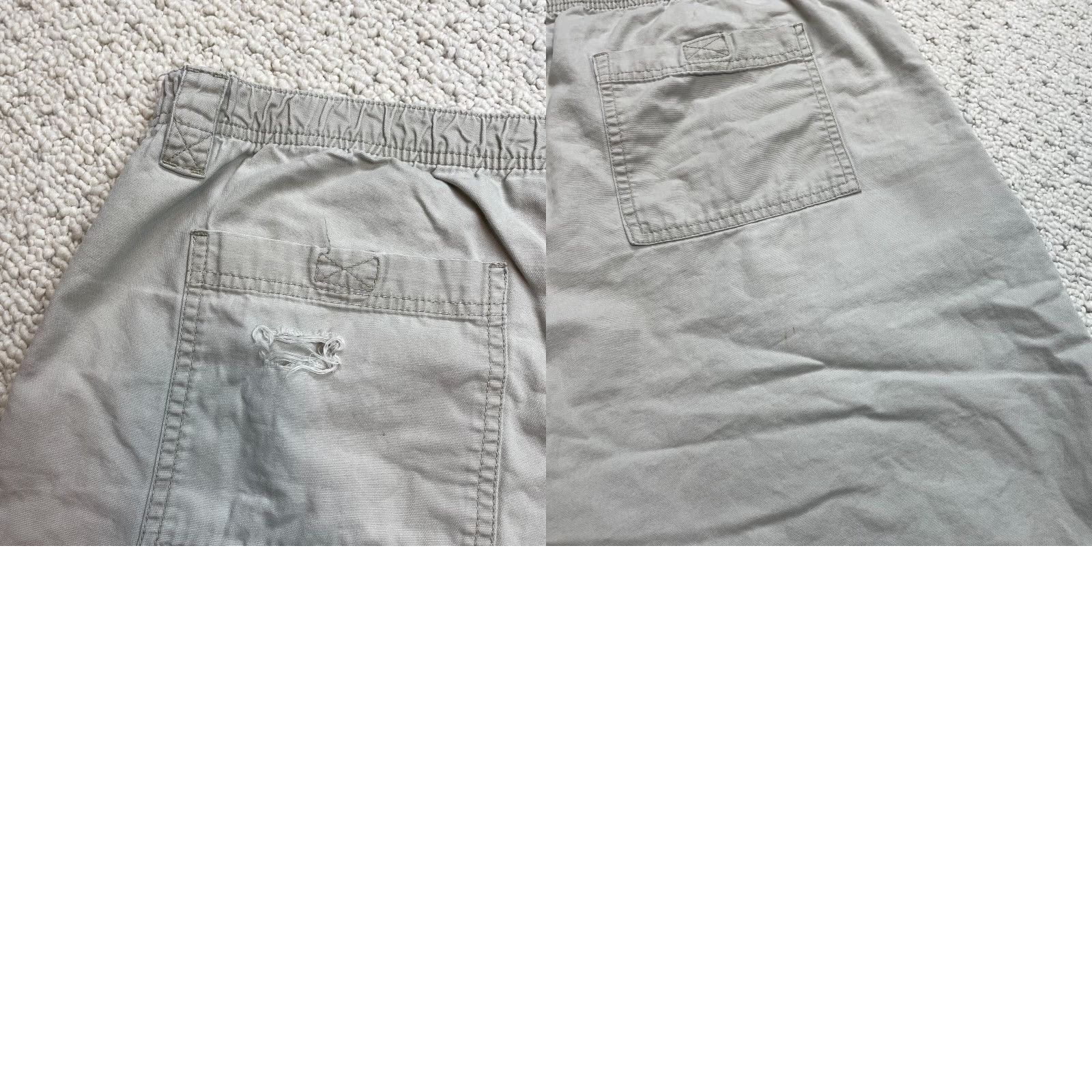Wrangler Wrangler Cargo Shorts Mens 44 Light Beige Pockets 8" Inseam Solid Cotton High R Cotton Shorts Mens 44 Beige Cargo Pockets 8" Inseam Wrangler Size US 44 / EU 60 - 9 Thumbnail