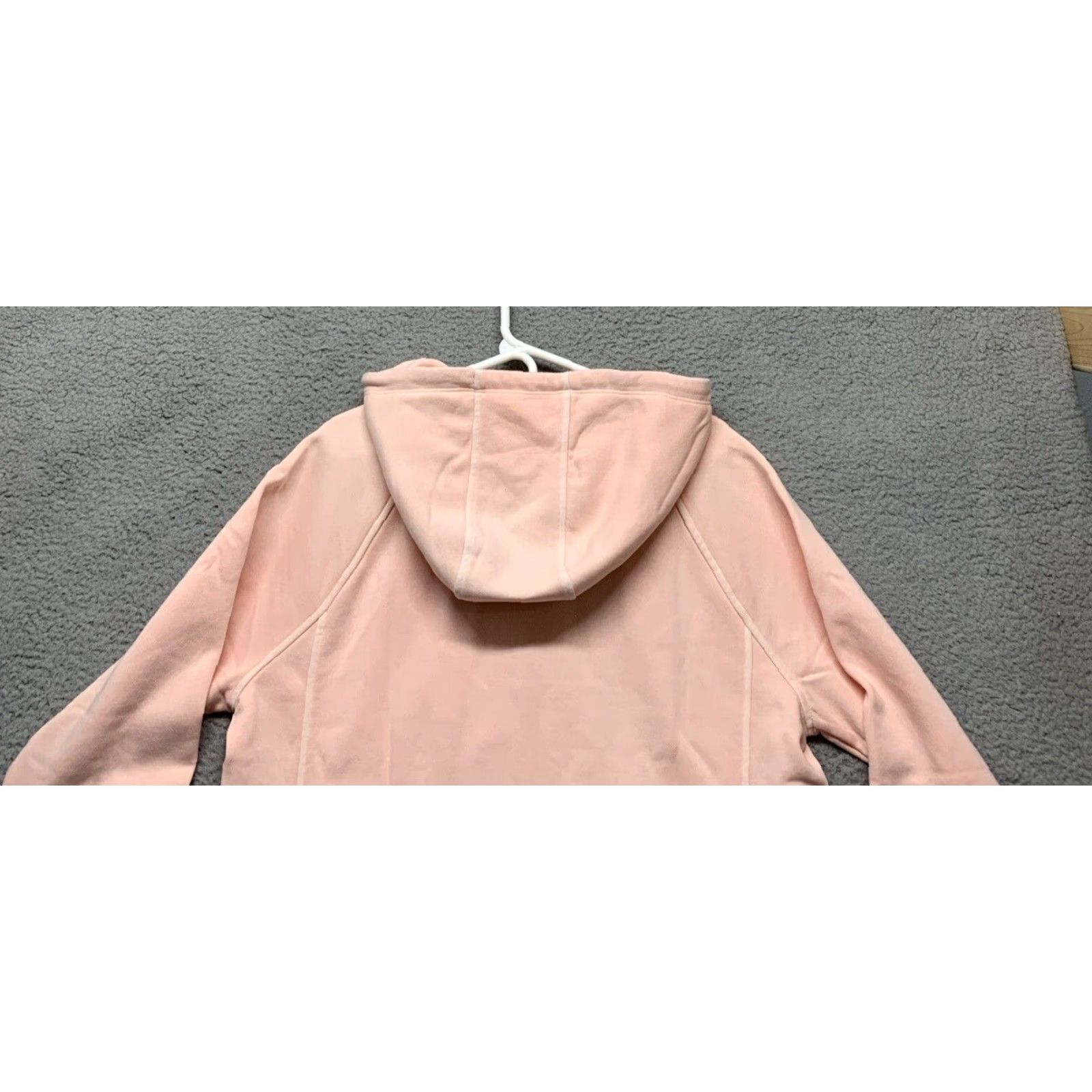Vintage All In Motion Jacket Hooded Full Zip Peachy Pink XL Women’s Fleece 2-Pockets Activewear Running Track Lightweight Short Sleeve: N/A Size XL / US 12-14 / IT 48-50 - 7 Thumbnail