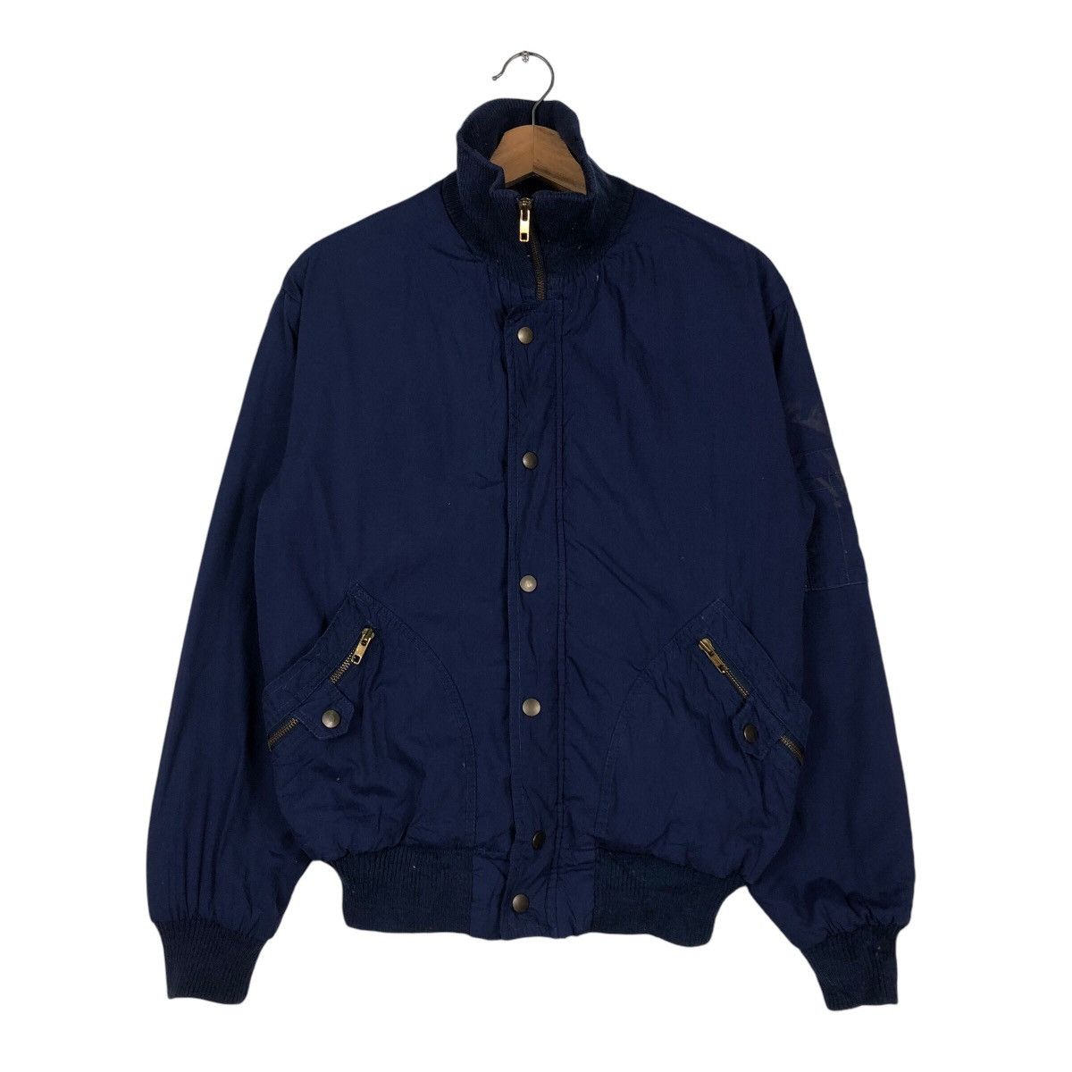 Japanese Brand × Vintage Vintage Parachute Biker Bomber Jacket Big-John Double Layer Size US M / EU 48-50 / 2 - 2 Thumbnail