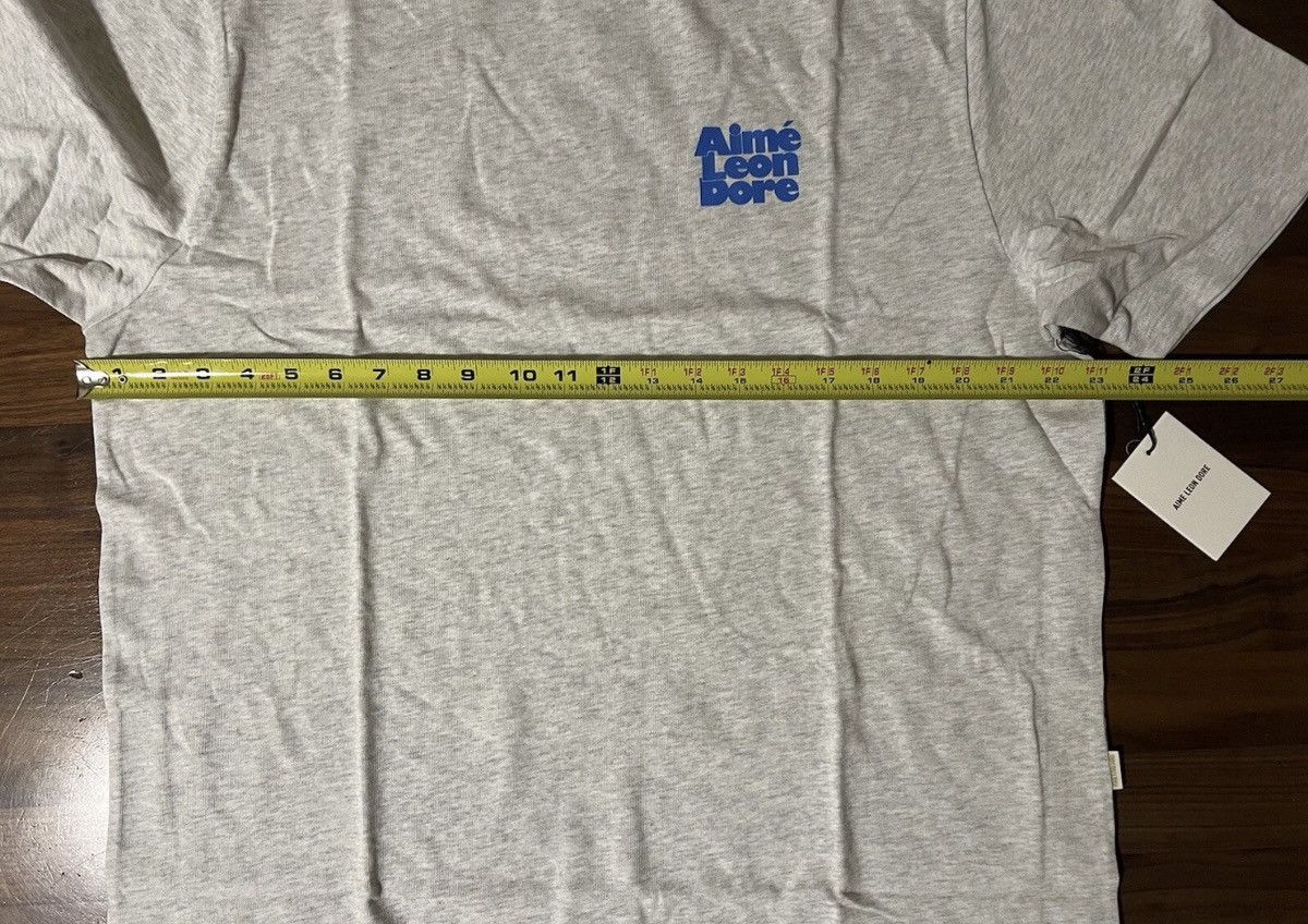 Aime Leon Dore Aime Leon Dore ALD Stacked Logo Short-Sleeve Tee Grey Sz XL Size US XL / EU 56 / 4 - 6 Thumbnail