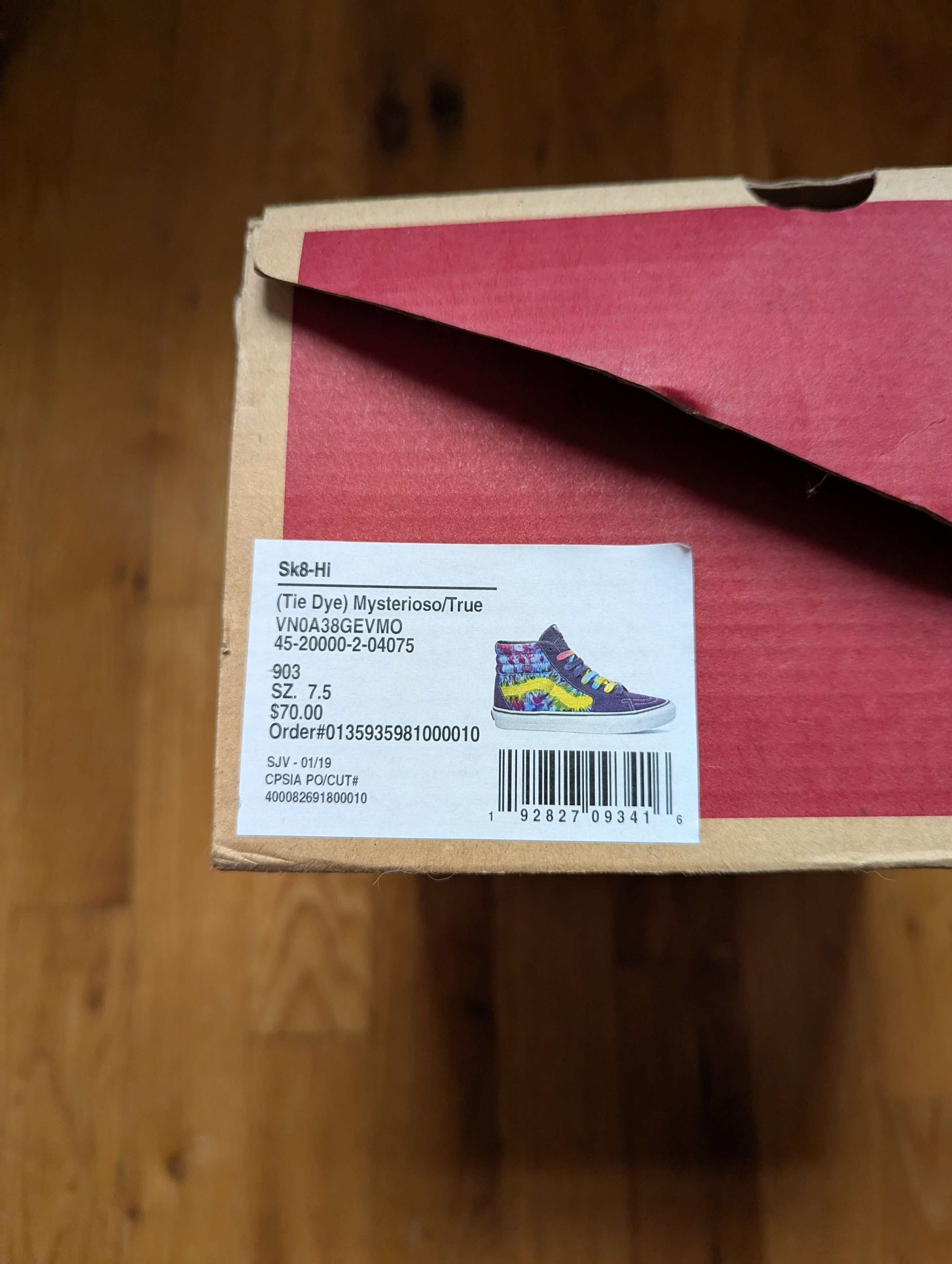 Vans Vans Sk8-Hi Tie Die Size US 7.5 / EU 40-41 - 6 Thumbnail