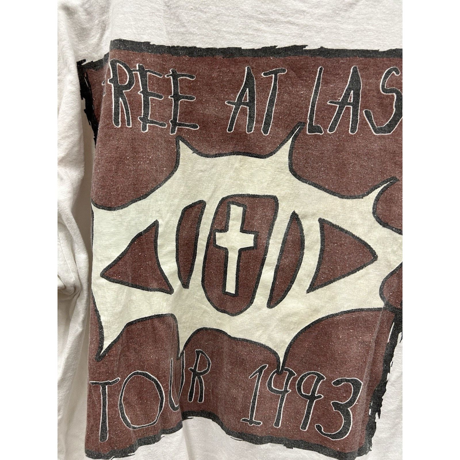 Vintage VTG 1993 DC Talk Free At Last Tour Shirt Size XL Rap Hip Hop Size US XL / EU 56 / 4 - 7 Thumbnail