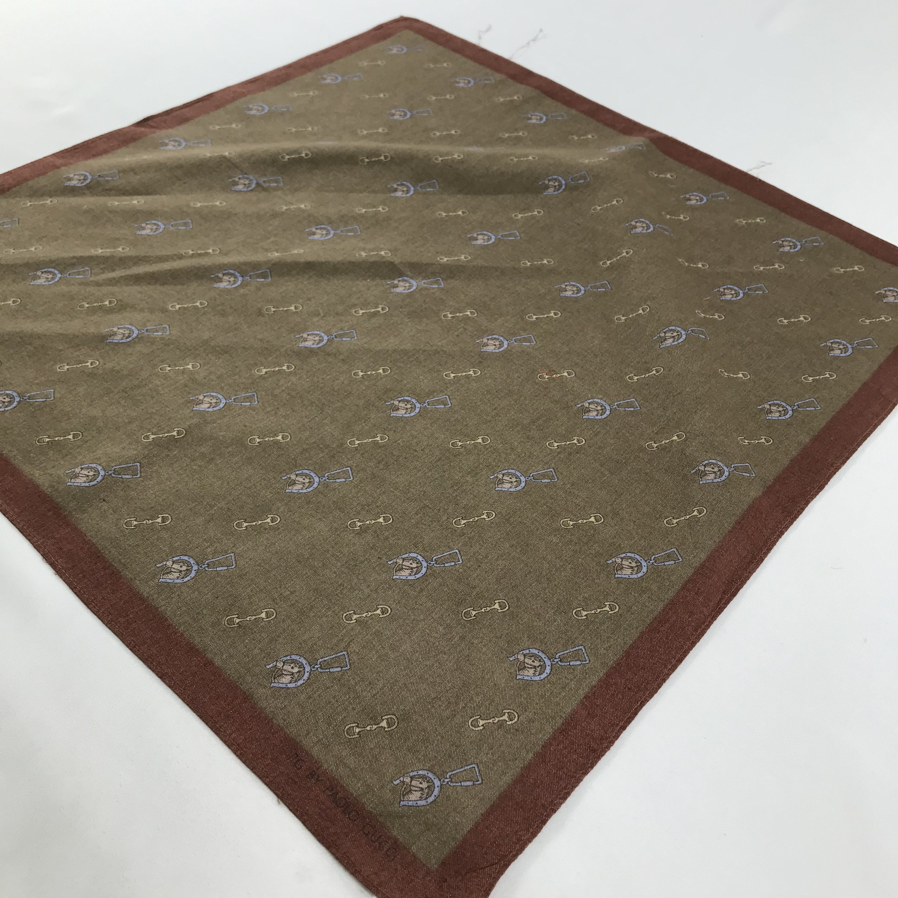 Paolo Gucci × Vintage Paolo Gucci Bandana / Handkerchief / Neckerchief - S1474 Size ONE SIZE - 2 Thumbnail
