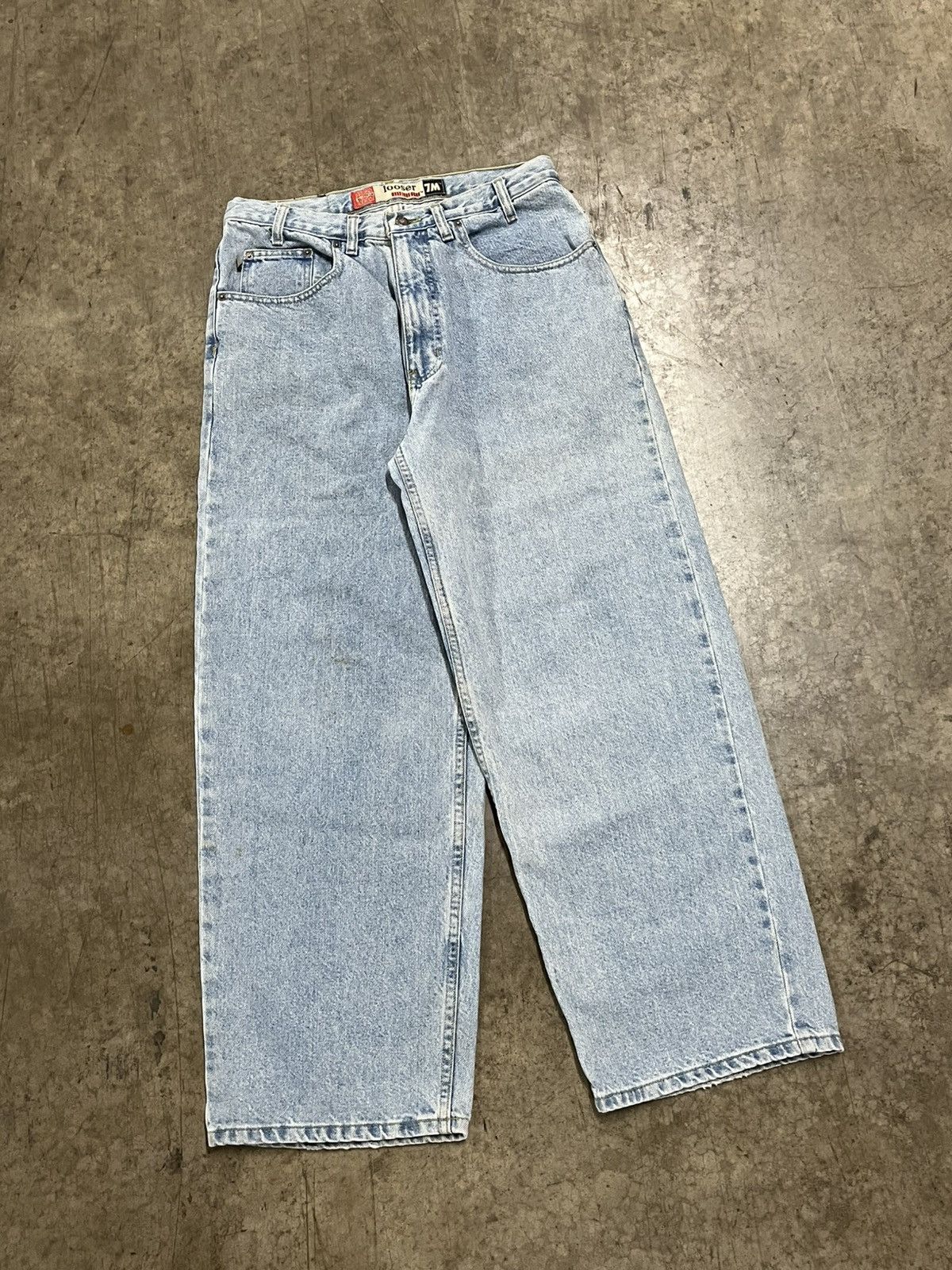 Bugle Boy × Vintage Y2K bugle boy baggy fit wide leg denim skater streetwear Size US 32 / EU 48 - 7 Thumbnail