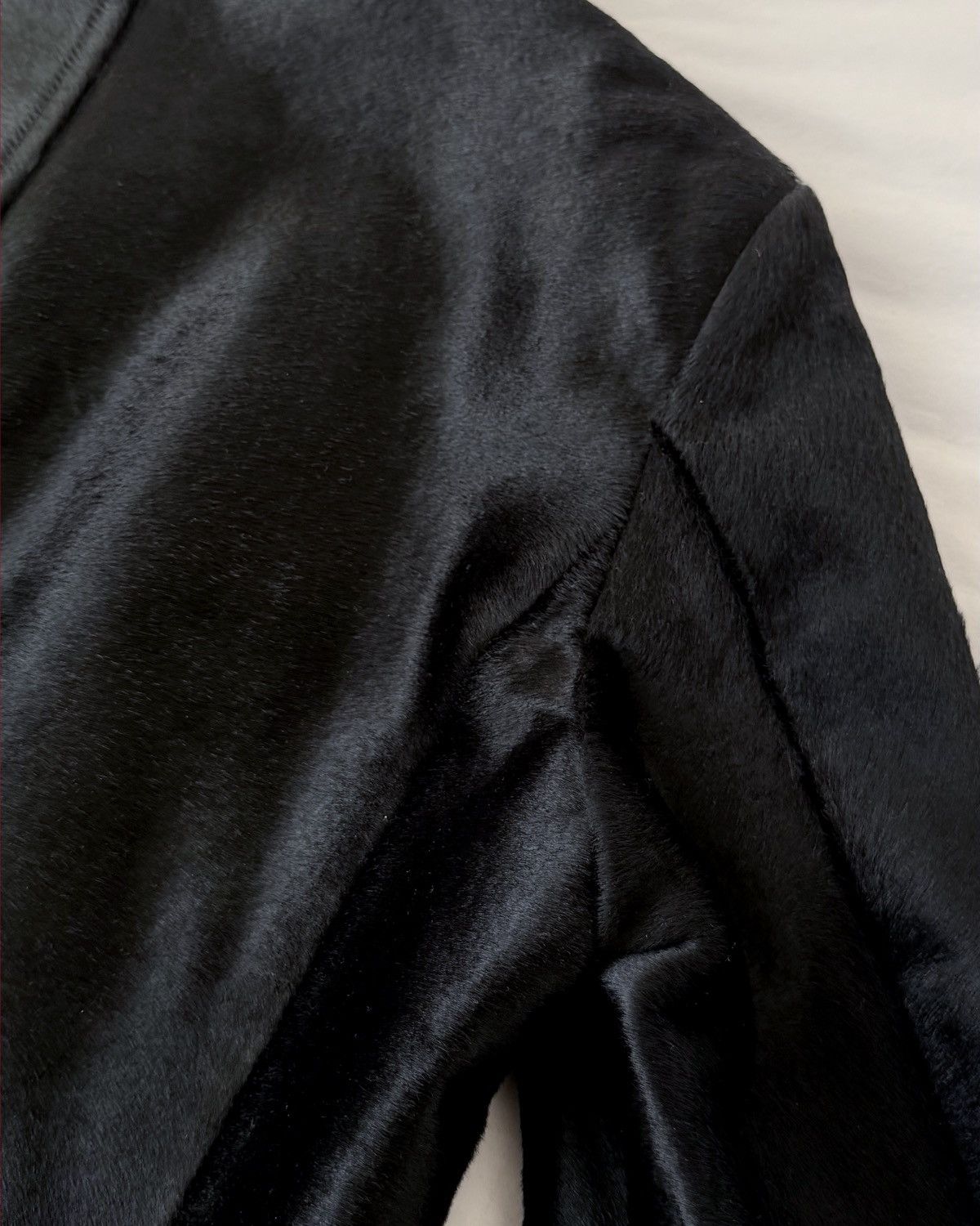 Yves Saint Laurent YSL hair-on cowhide coat by Marc Jacobs Size US M / EU 48-50 / 2 - 12 Thumbnail