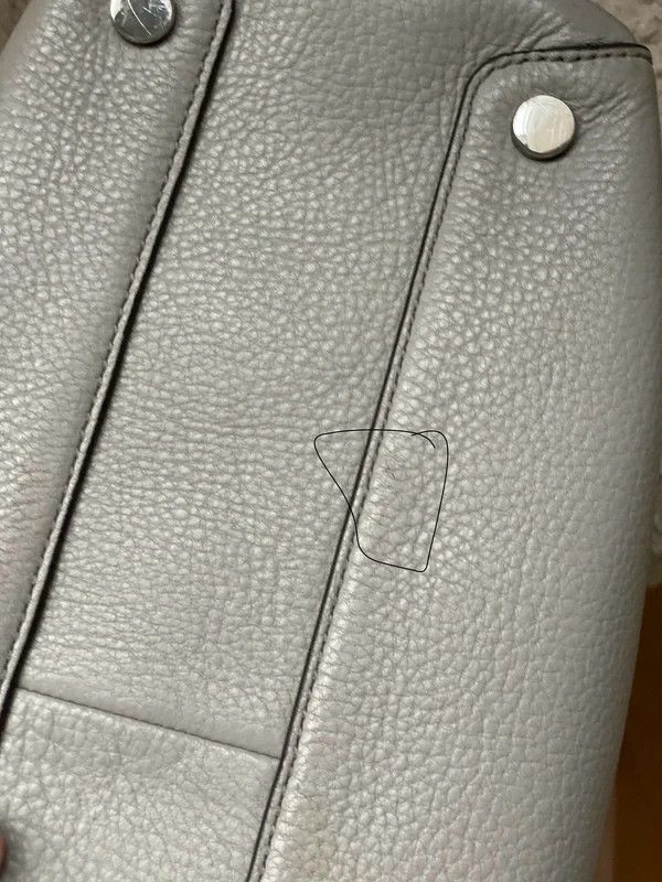 Michael Kors Michael Kors Grey Leather Top Handle Bag CAMILLE dove Size ONE SIZE - 9 Thumbnail