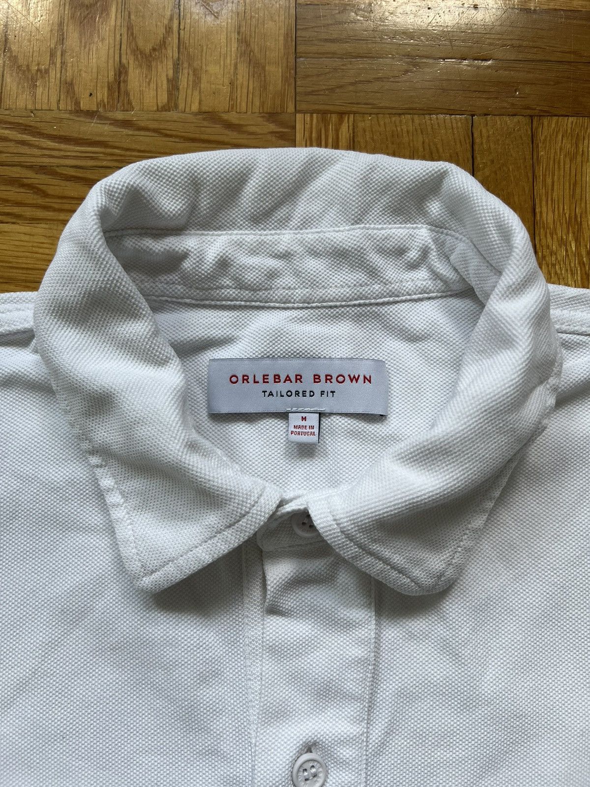 Orlebar Brown Polo Shirt Orlebar Brown Tailored Fit White Rare Size US M / EU 48-50 / 2 - 2 Thumbnail