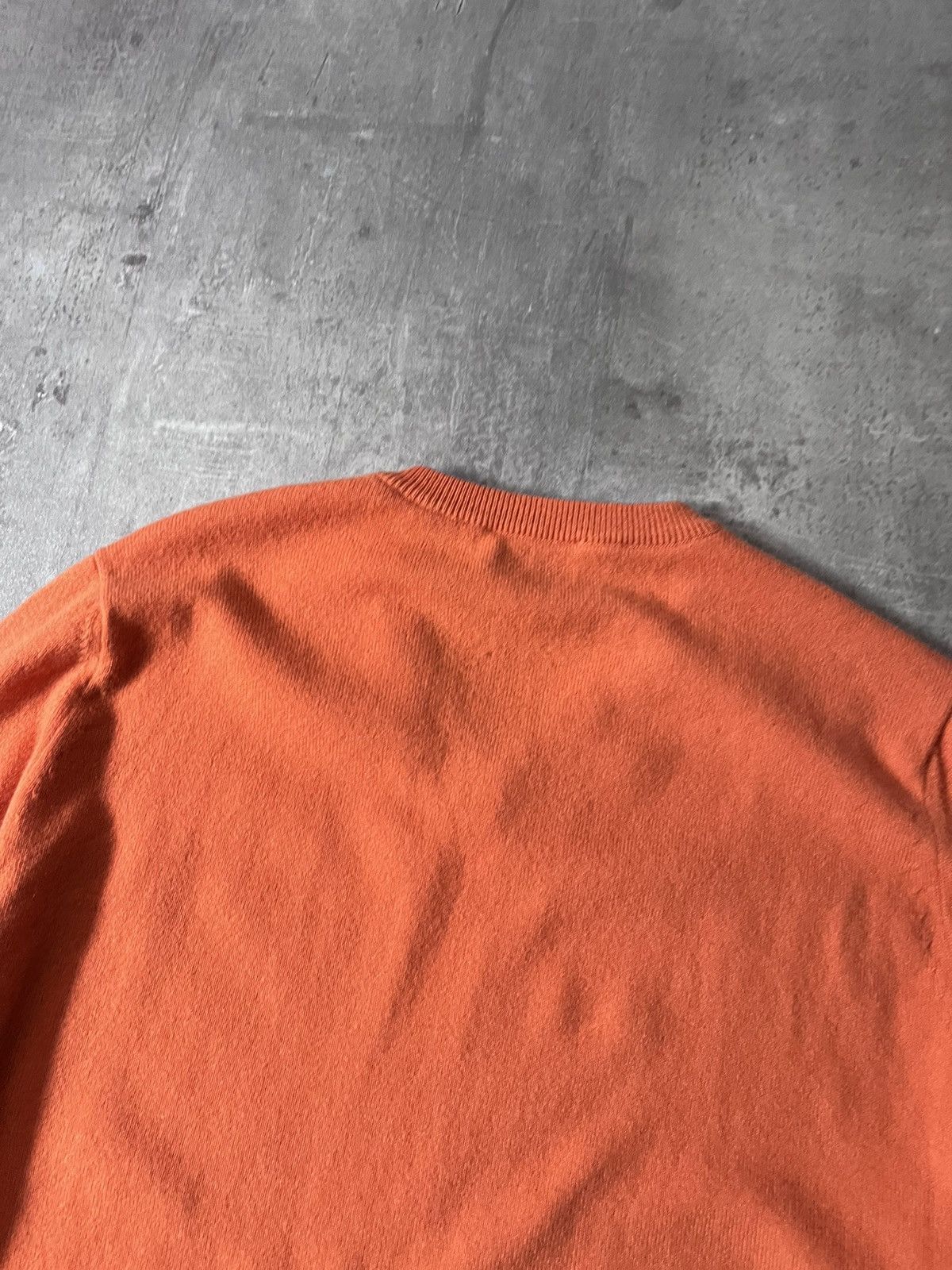 Hermes Hermes orange cashmere sweater V-neck Size US M / EU 48-50 / 2 - 9 Thumbnail