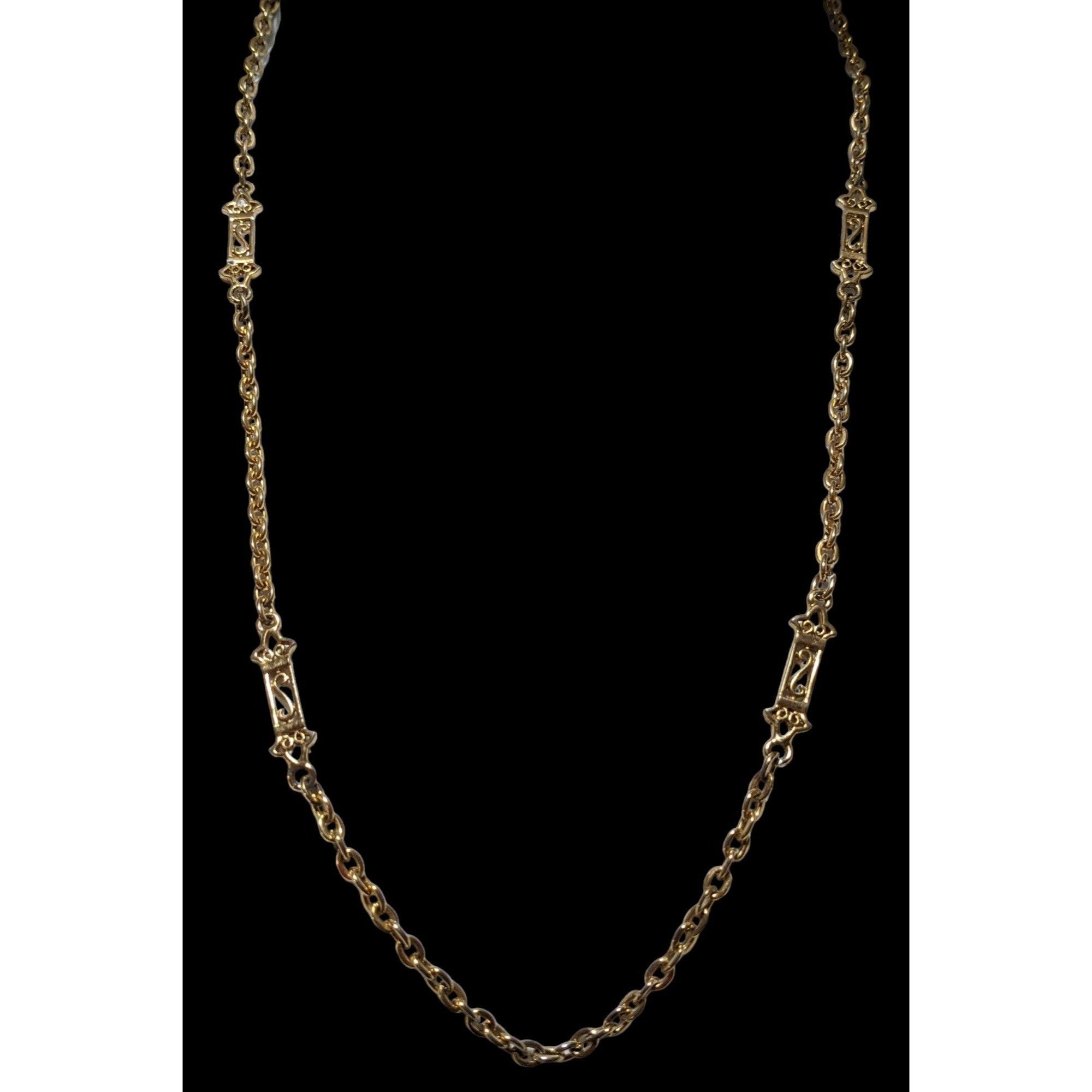Other Gold Decorative S Link Necklace Size ONE SIZE - 4 Thumbnail