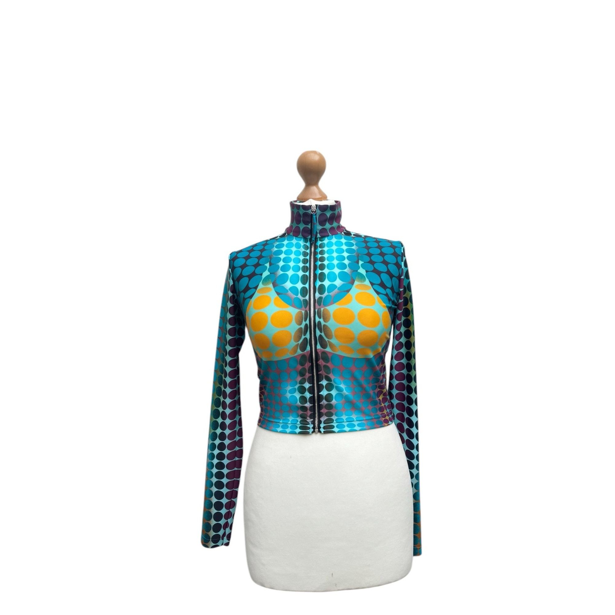 Jean Paul Gaultier Reedition Cyber Print Jacket Size M / US 6-8 / IT 42-44 - 1 Thumbnail