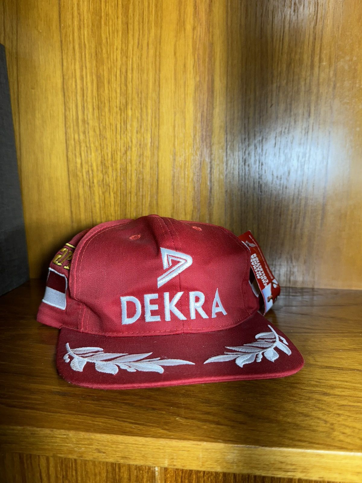 Vintage Vintage Ferrari Dekra Schumacher Hat Size ONE SIZE - 1 Thumbnail