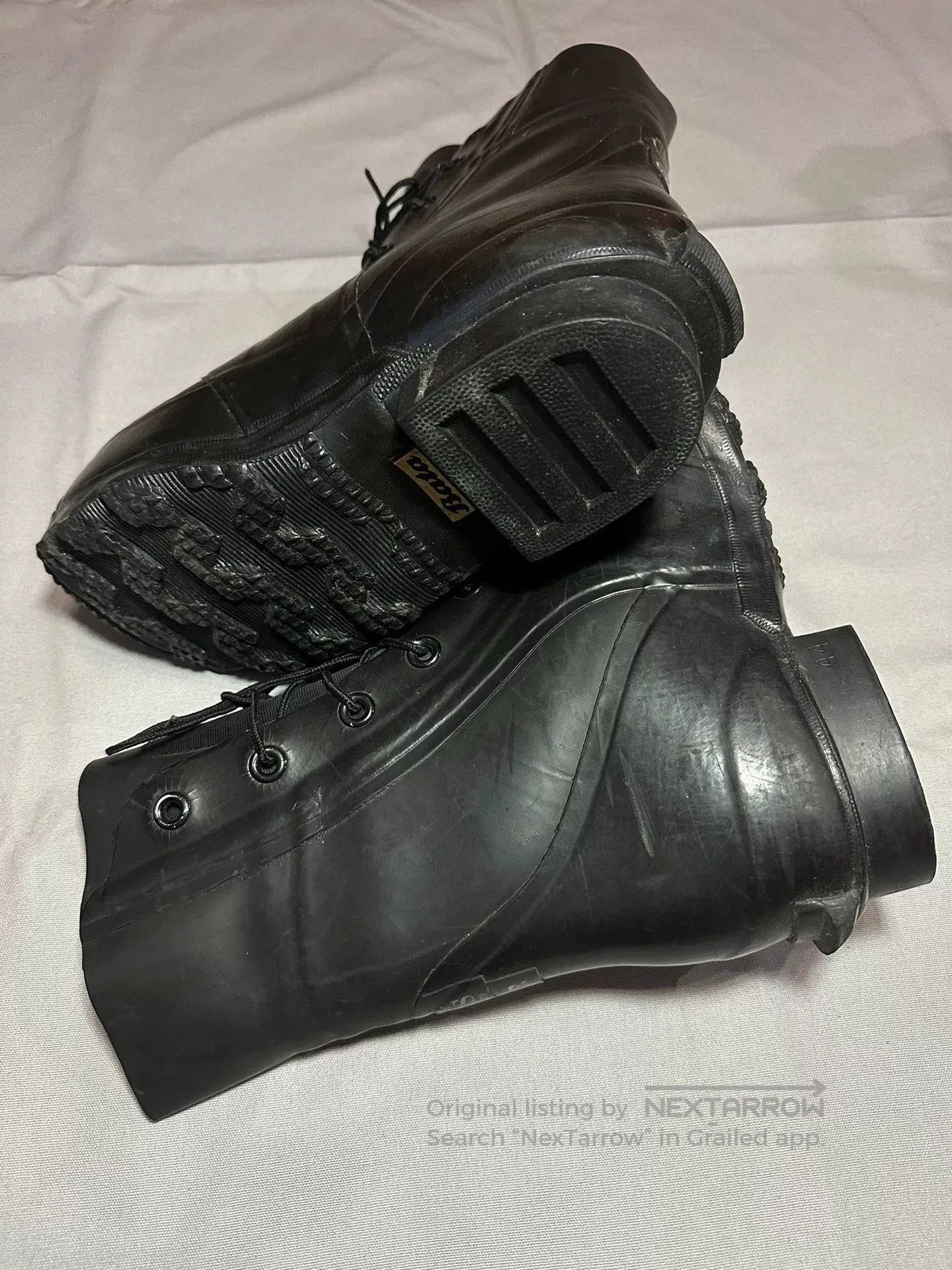 Raf Simons Vintage 1980s Bata Military Runway Boots. Size US 10 / EU 43 - 5 Thumbnail