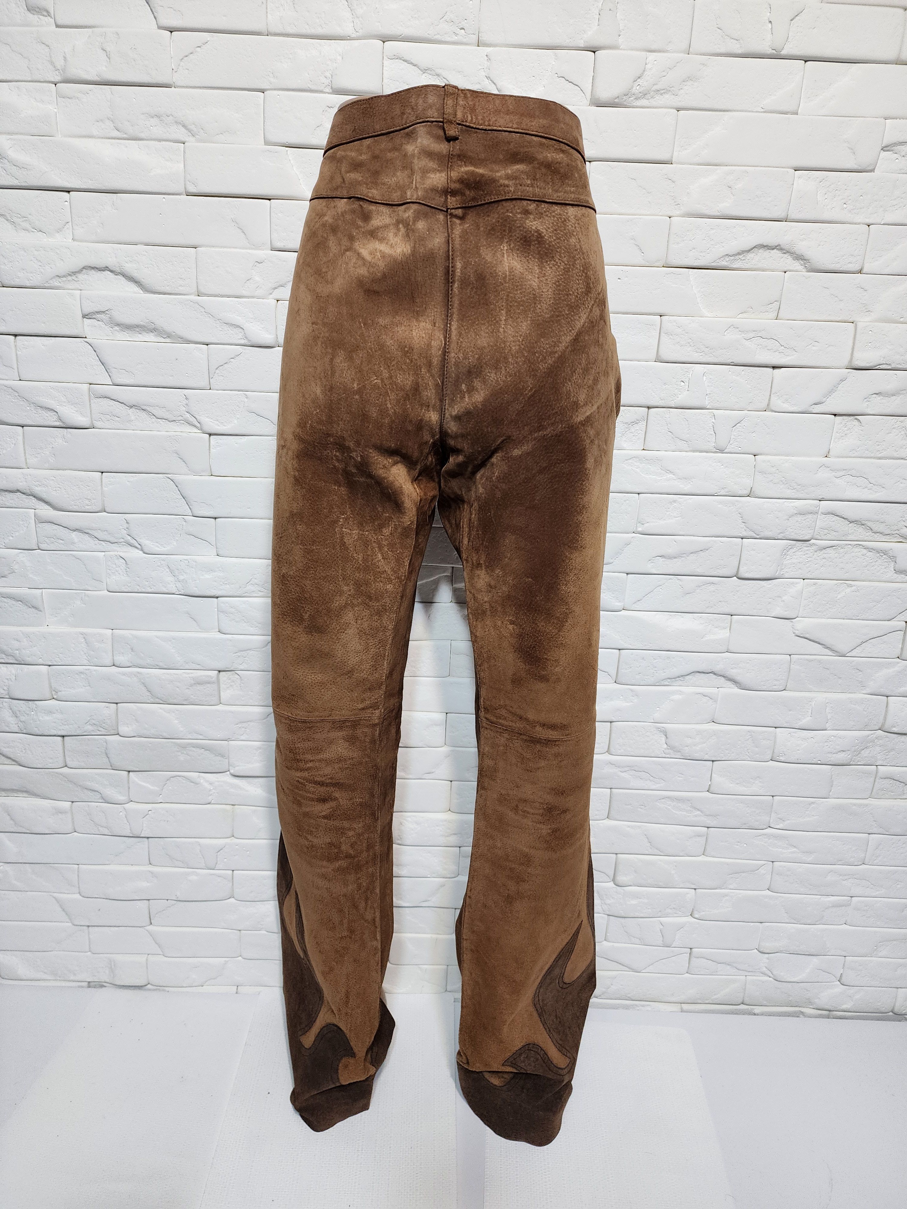 Genuine Leather Women's pants made of genuine leather. Size 32" / US 10 / IT 46 - 5 Thumbnail
