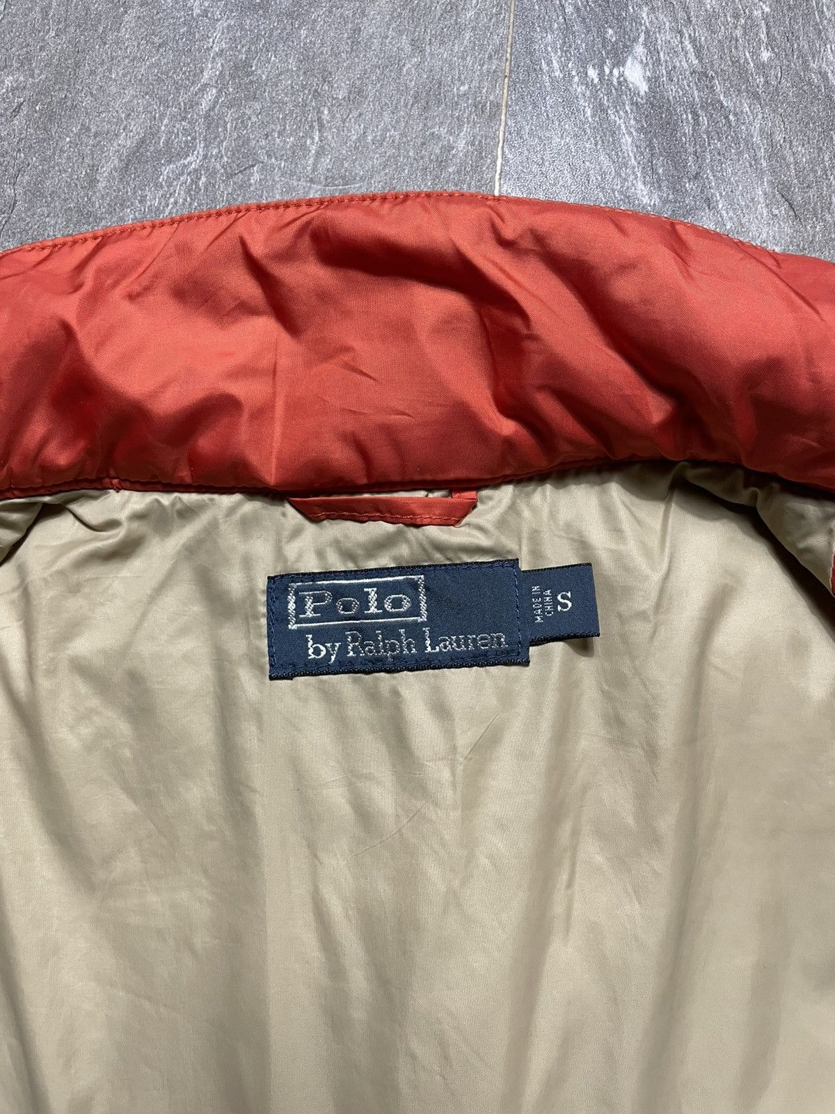 Polo Ralph Lauren Vintage Polo Ralph Lauren Nylon Orange Quilted Vest Gilet Size US S / EU 44-46 / 1 - 15 Thumbnail