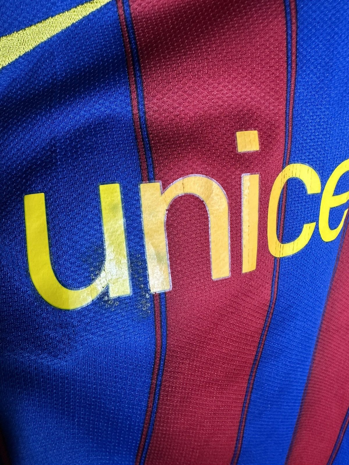 Nike FC Barcelona Retro 2009/10 Nike Home Soccer Jersey Size S Size US S / EU 44-46 / 1 - 4 Thumbnail