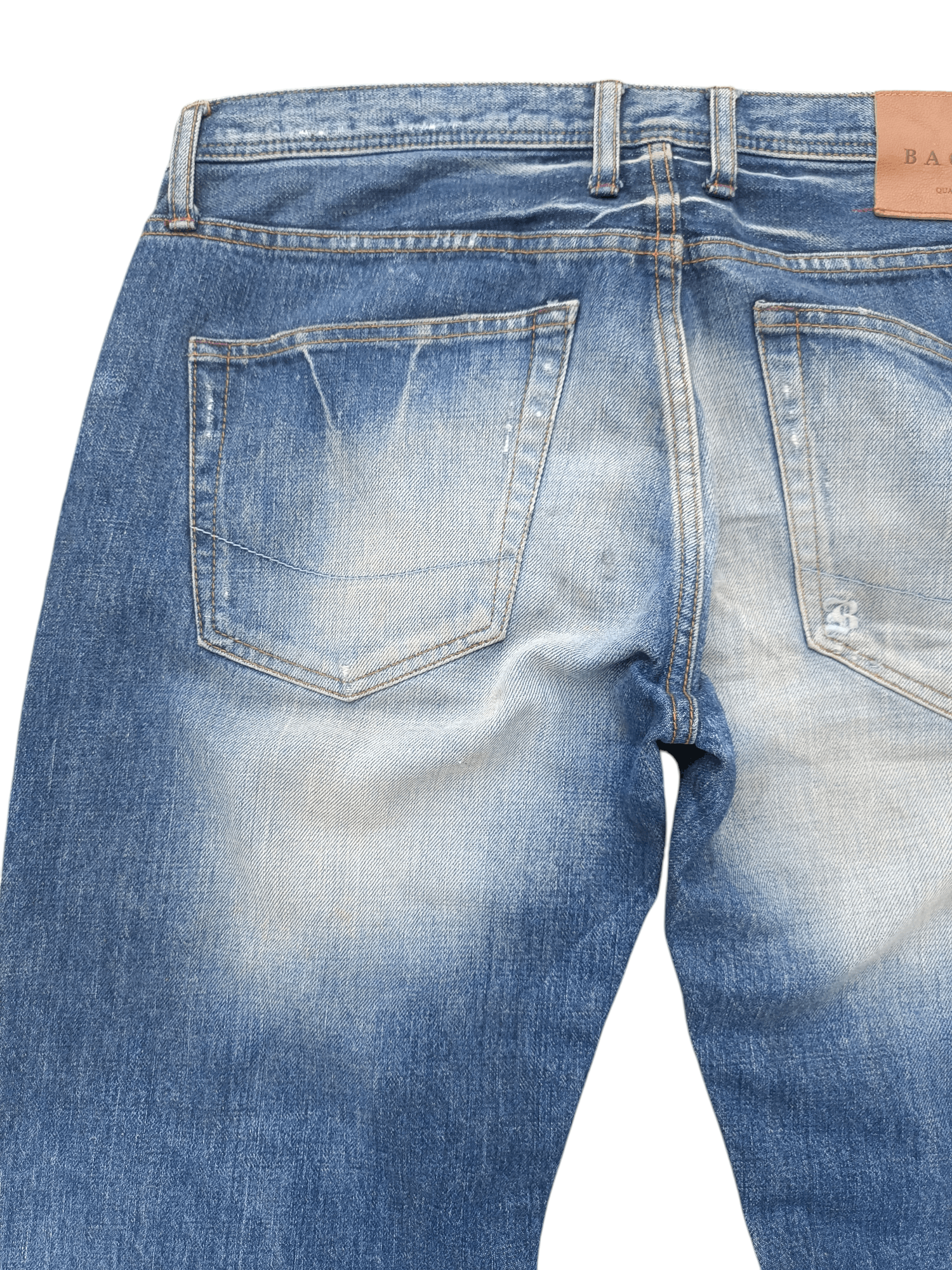 Japanese Brand Japanese Brand BAGARCH Selvedged Distressed Jeans E089 Size US 35 - 14 Thumbnail