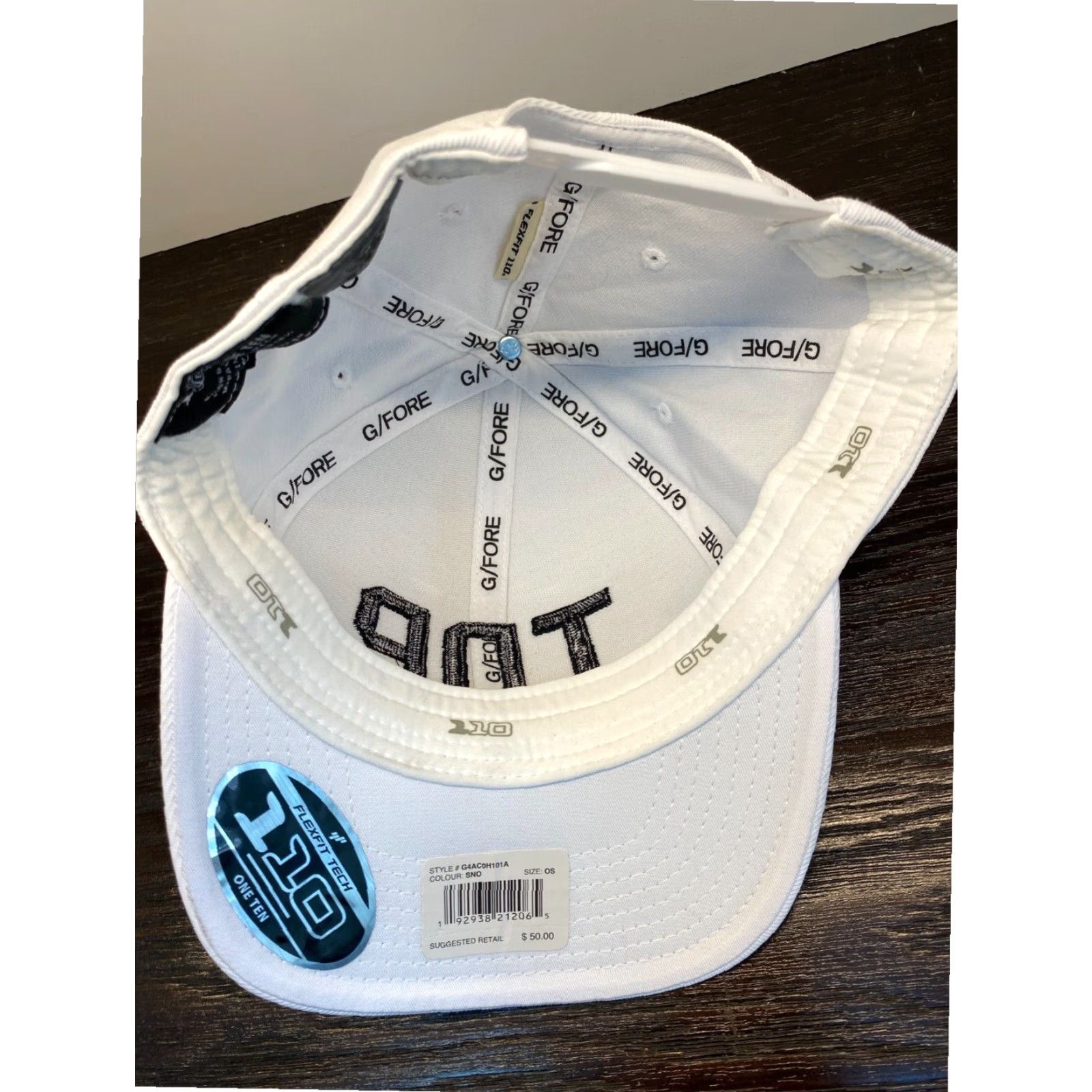 G/FORE G/Fore White Snapback Golf Hat Mens One Size Size ONE SIZE - 6 Thumbnail