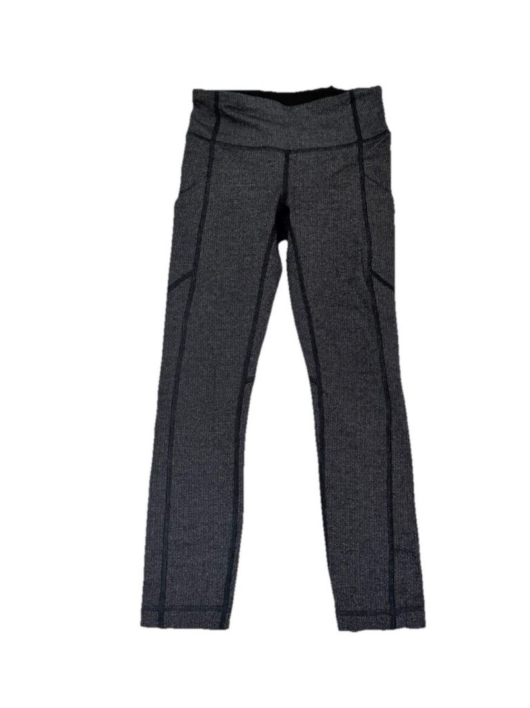 Lululemon LULULEMON SPEED TIGHT 23” HEATHERED BLACK COLOR SIZE 2 Size 26" / US 2 / IT 38 - 2 Thumbnail