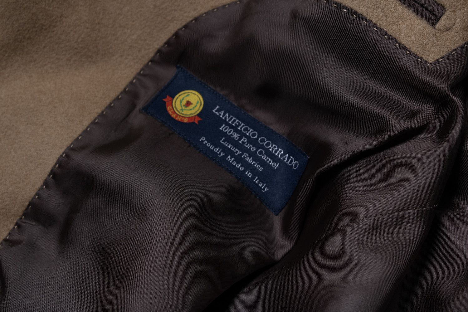 Suitsupply Suitsupply, Lavello patch camel hair coat Size US XL / EU 56 / 4 - 5 Thumbnail