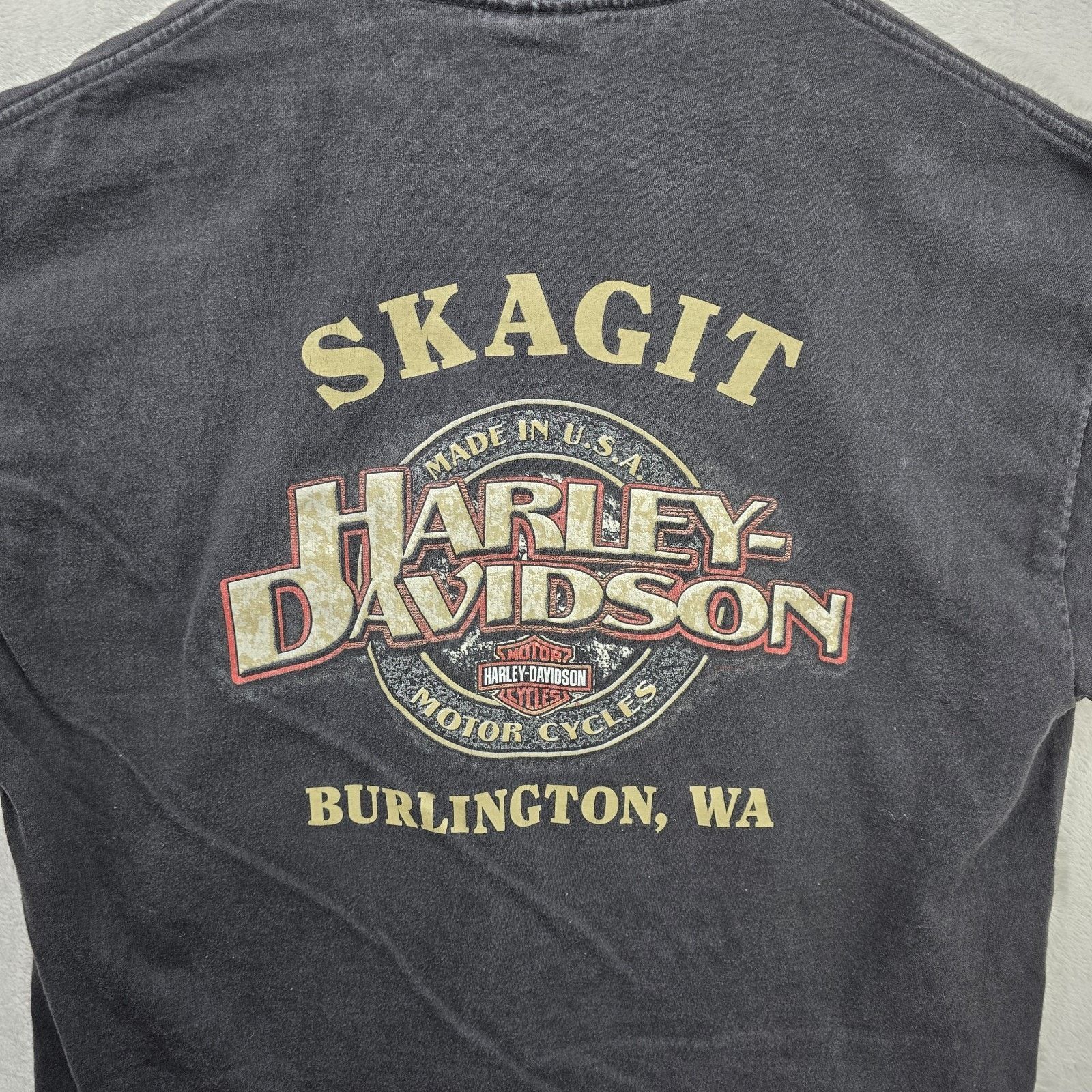 Harley Davidson Vintage Harley Davidson Shirt XL Skagit Biker Washington Y2K Size US XL / EU 56 / 4 - 7 Thumbnail