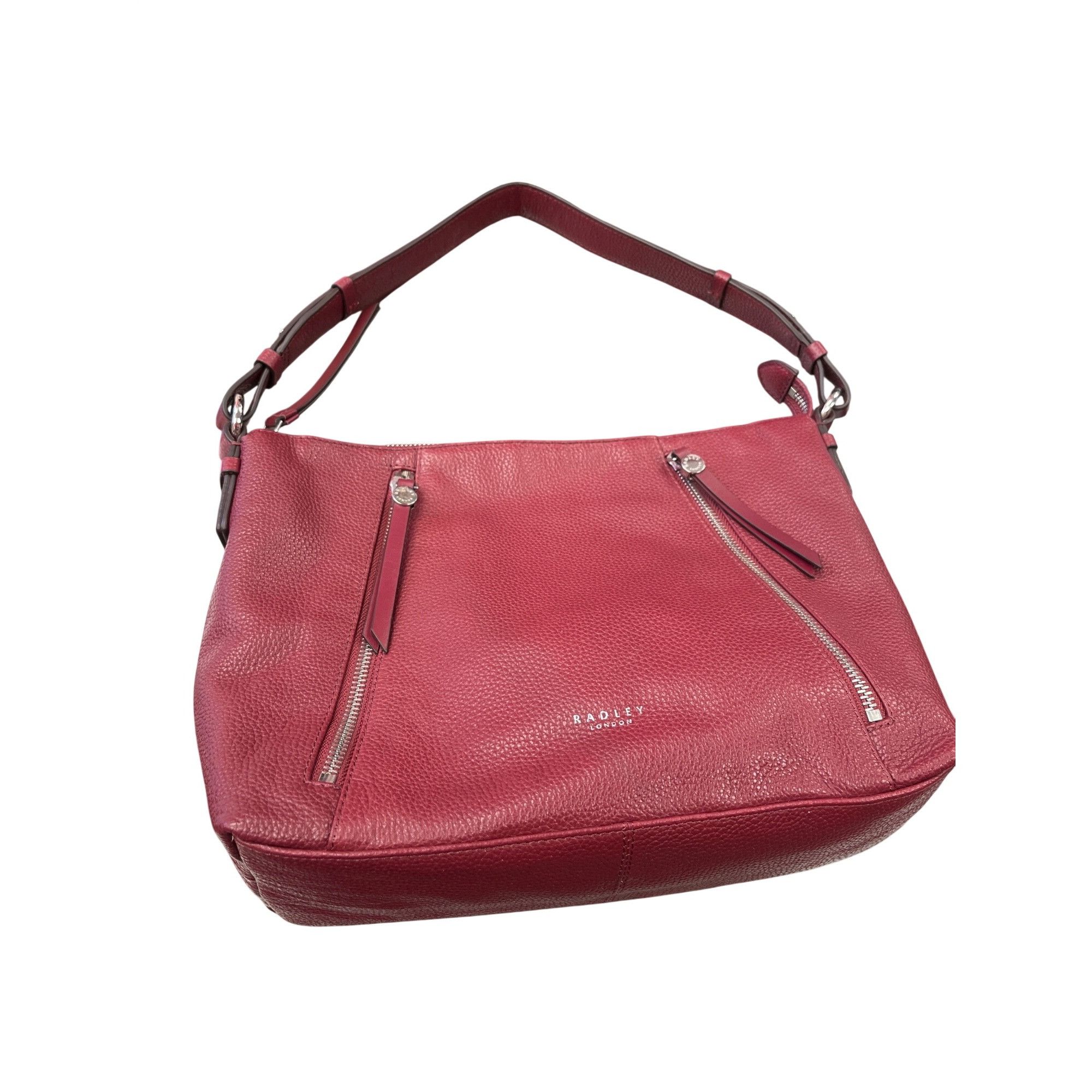 Other Radley London wms maroon silver leather shoulder handbag SKU Size ONE SIZE - 19 Thumbnail