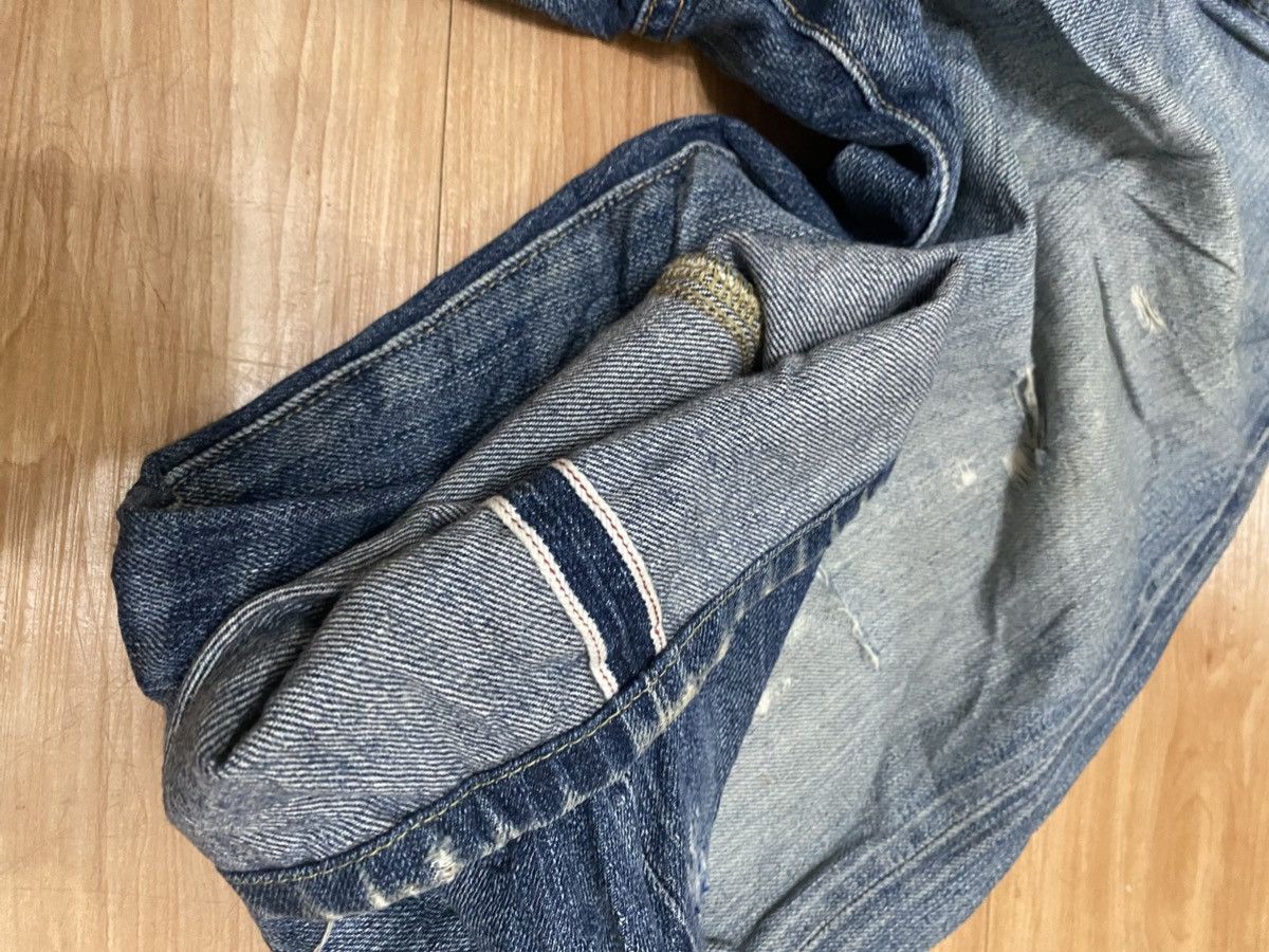 Japanese Brand × Uniqlo Vintage uniqlo selvedge distressed denim Size US 36 / EU 52 - 9 Thumbnail