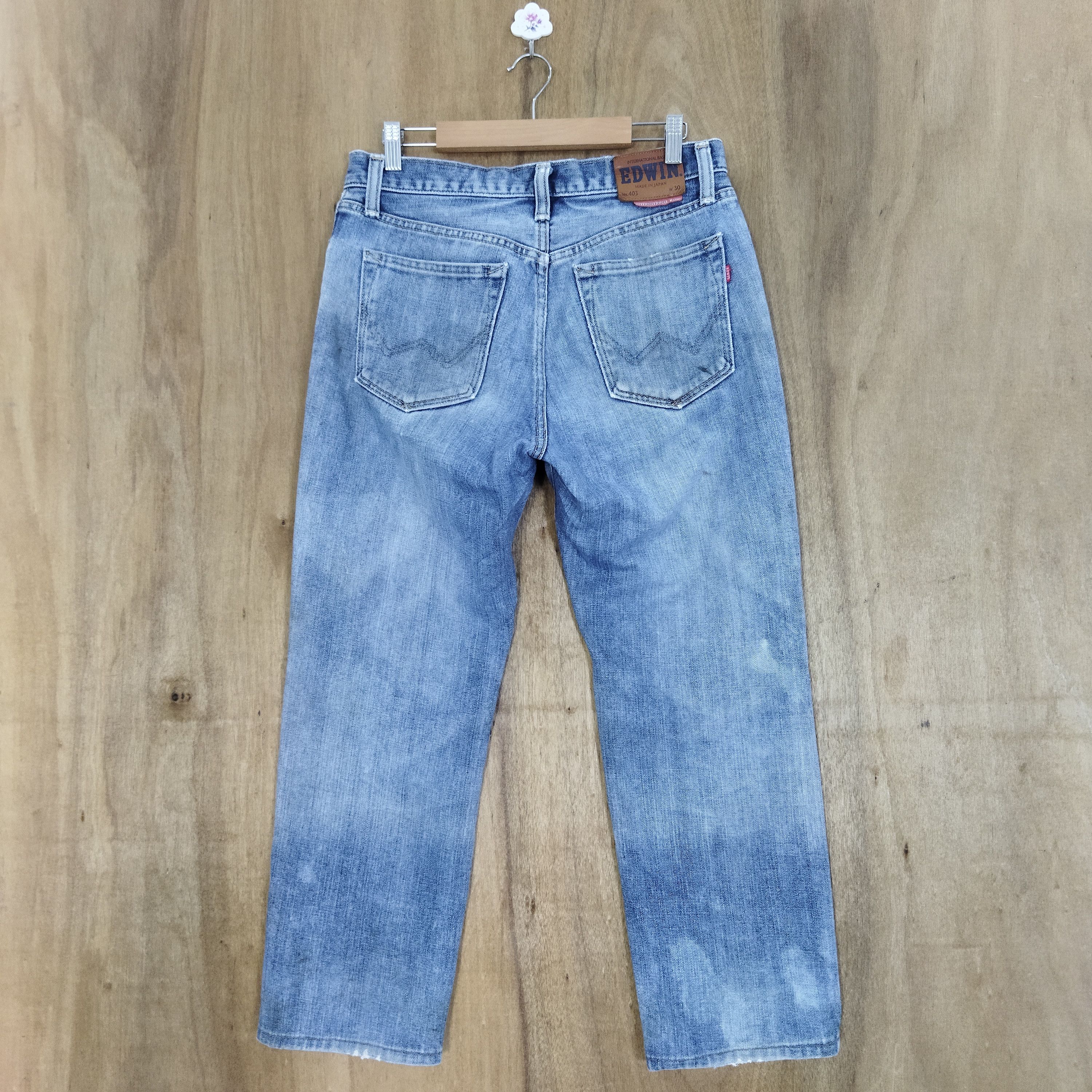 Edwin EDWIN 403 BLUE JEANS PANTS Size US 30 / EU 46 - 9 Thumbnail