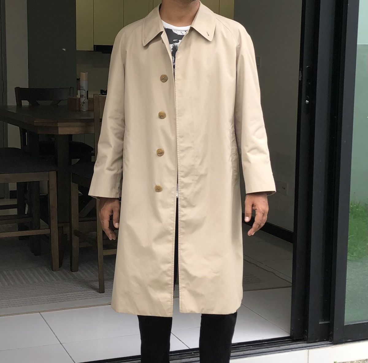 Burberry Vintage Burberrys Trench Coat Jacket Size US L / EU 52-54 / 3 - 2 Thumbnail