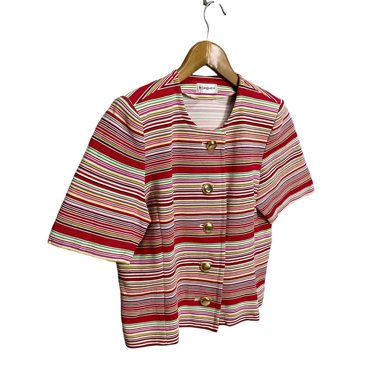Yves Saint Laurent Yves Saint Laurent vintage striped button dress Size M / US 6-8 / IT 42-44 - 3 Thumbnail