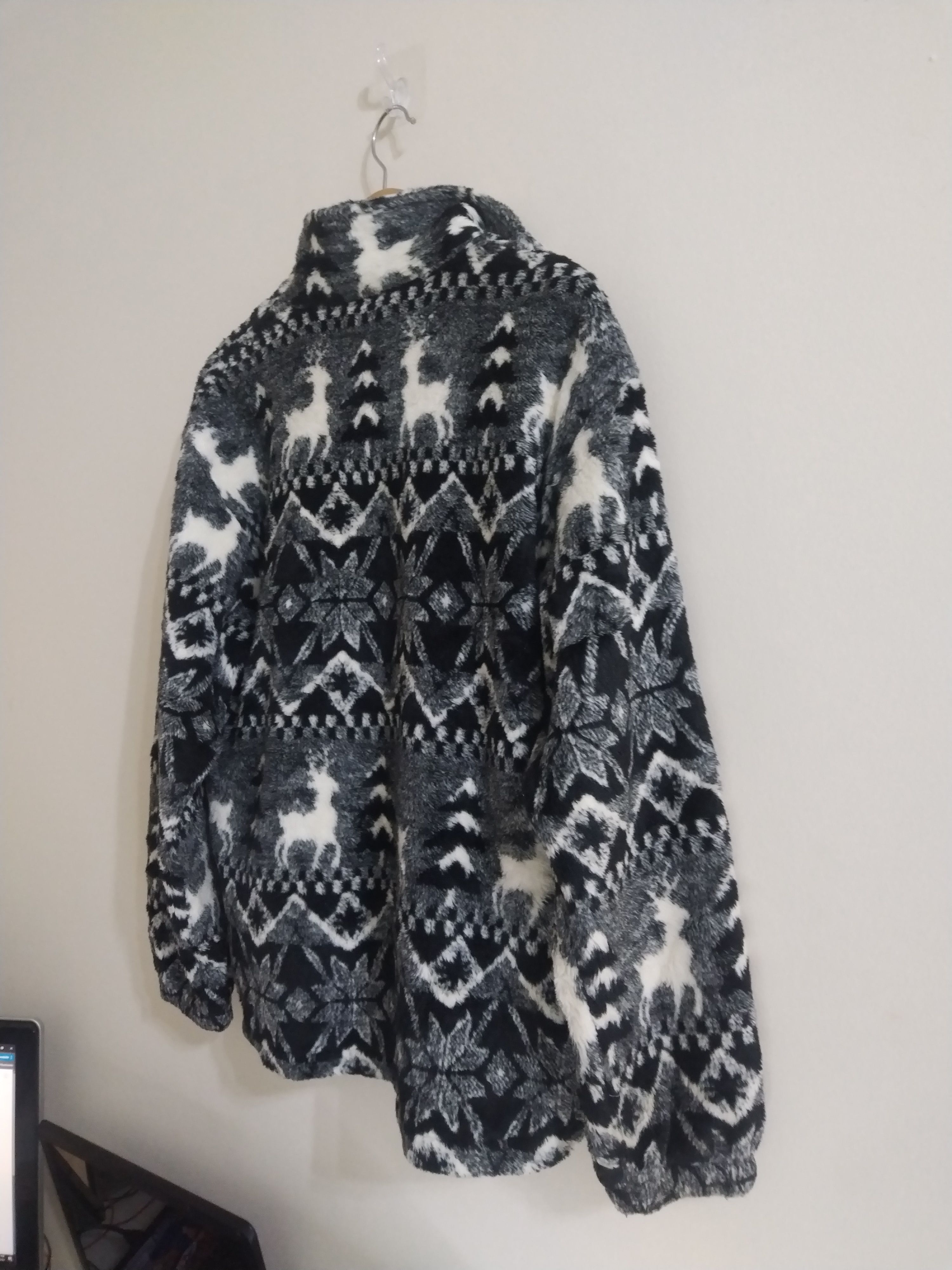 Japanese Brand NAVAJO WOOL BLACK WHITE KAPITAL INSPIRED Size US M / EU 48-50 / 2 - 9 Thumbnail