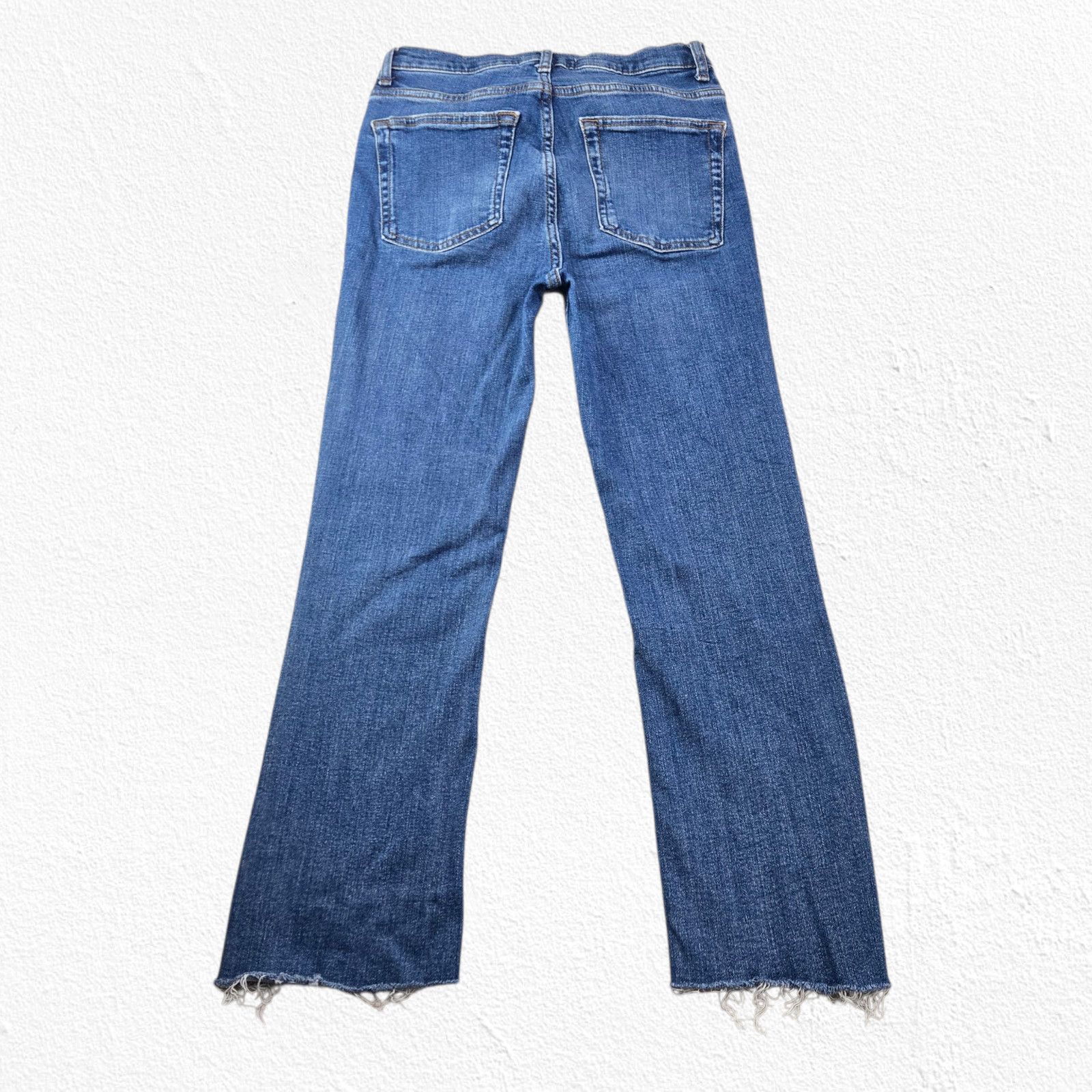 Zara Zara Bootcut Cropped Raw Hem Jeans Size 4 Size 27" / US 4 / IT 40 - 7 Thumbnail