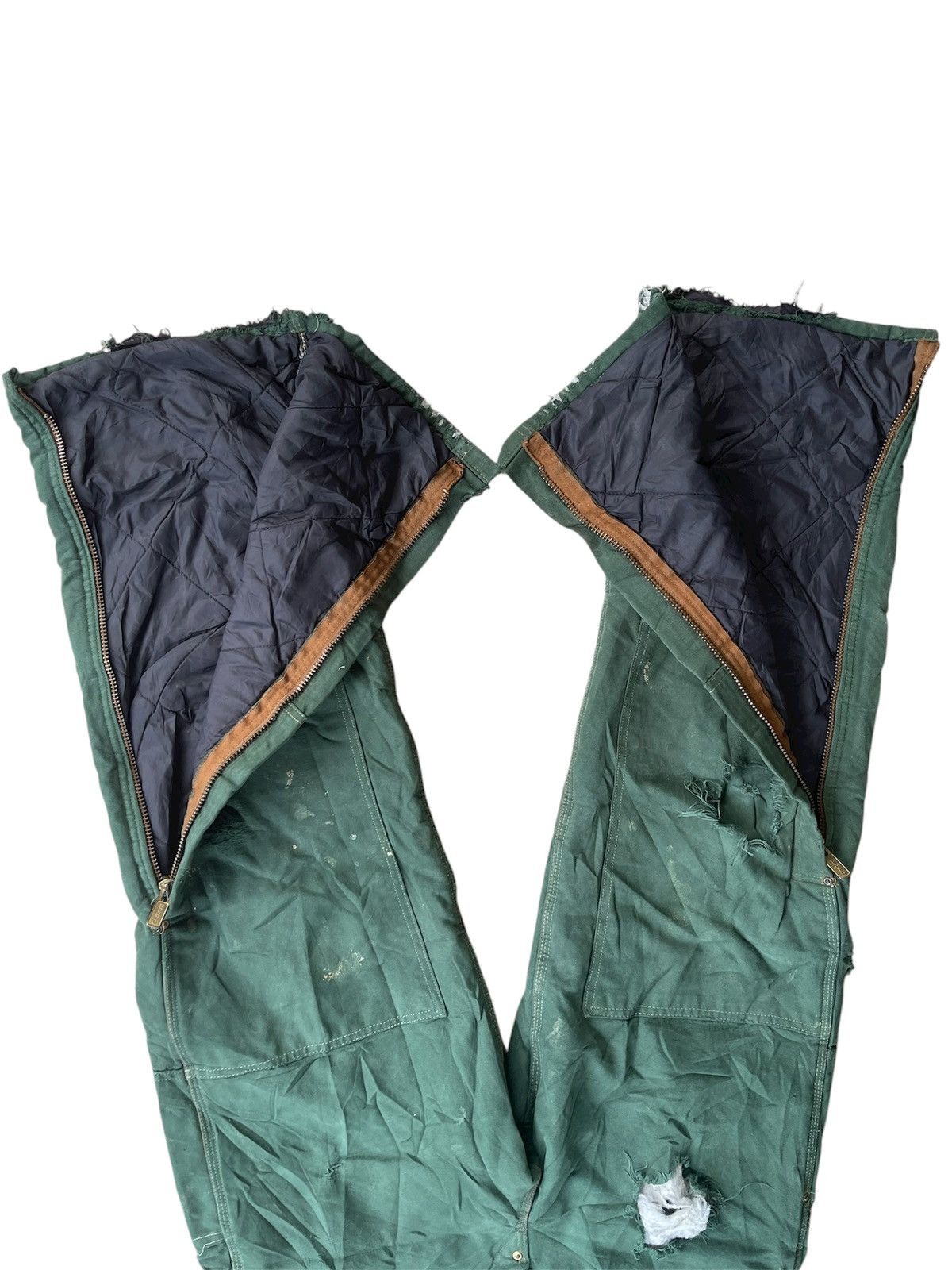 Carhartt Vintage Carhartt Distressed Sandstone Overalls Double Knee Size US 38 / EU 54 - 11 Thumbnail