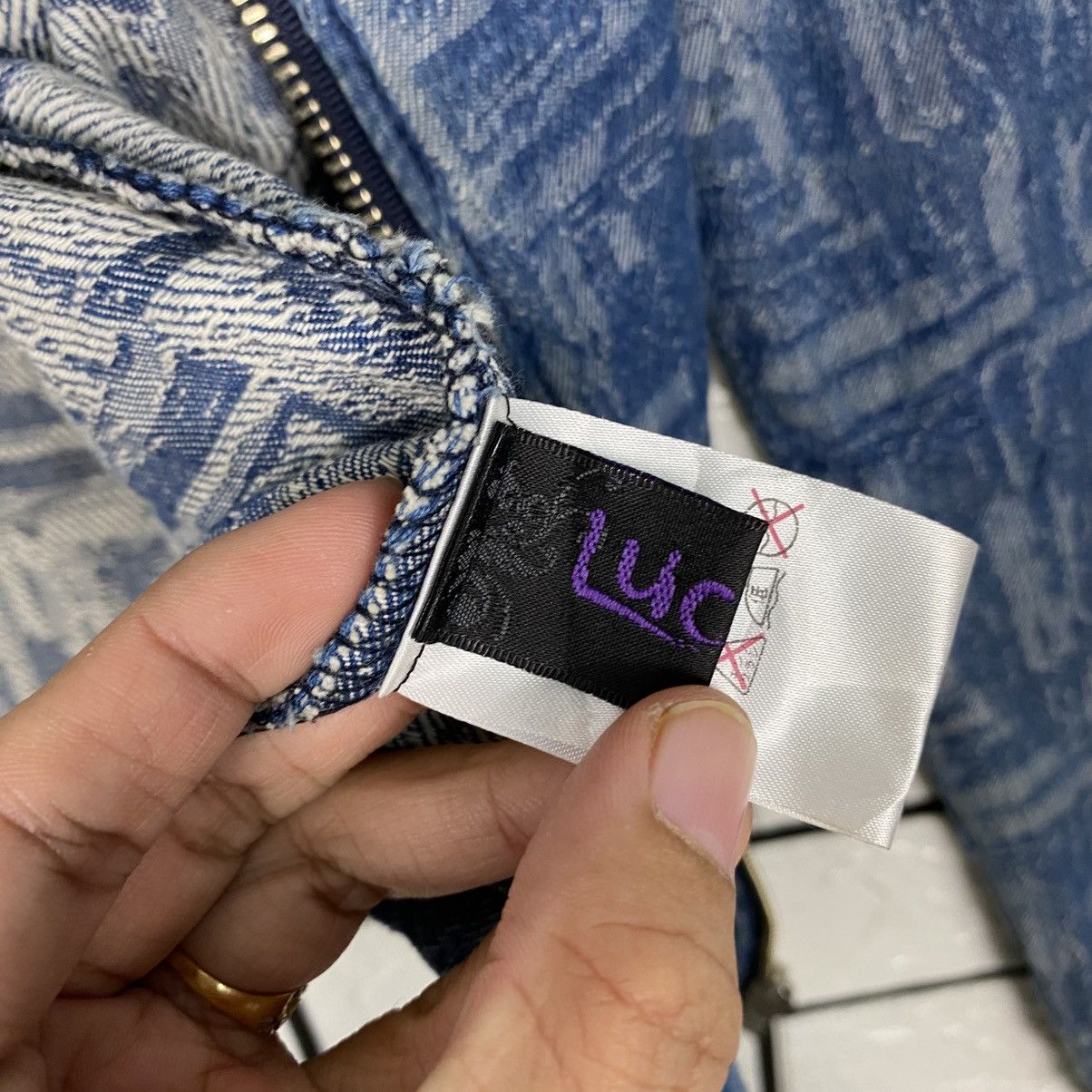 Japanese Brand Luchile Cropped Denim Zipper Jacket Biker Issey Miyake Size US M / EU 48-50 / 2 - 19 Thumbnail