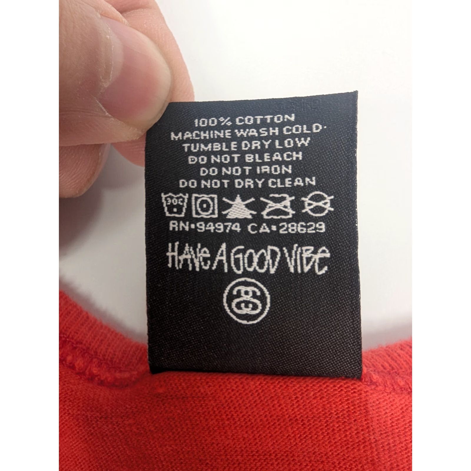Vintage Stussy Tank Top Shirt Mens Small Red Cotton Sleeveless Streetwear Skate Size US S / EU 44-46 / 1 - 7 Thumbnail