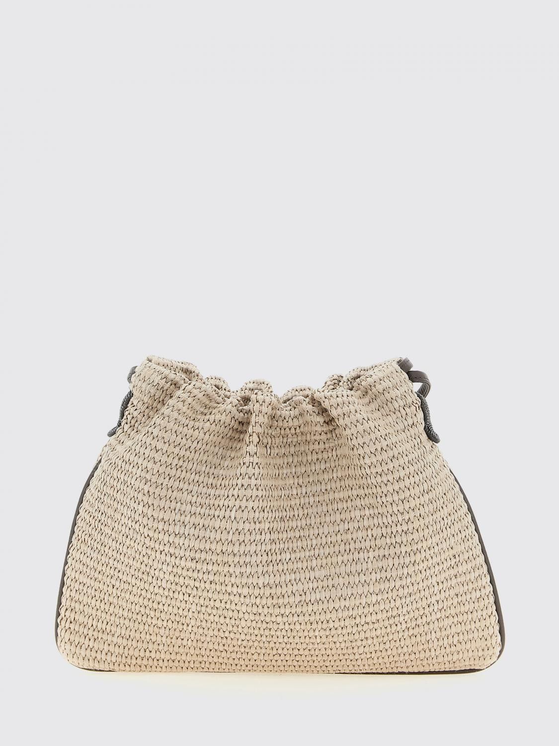 Brunello Cucinelli Brunello Cucinelli Clutch Woman Beige Size ONE SIZE - 1 Thumbnail