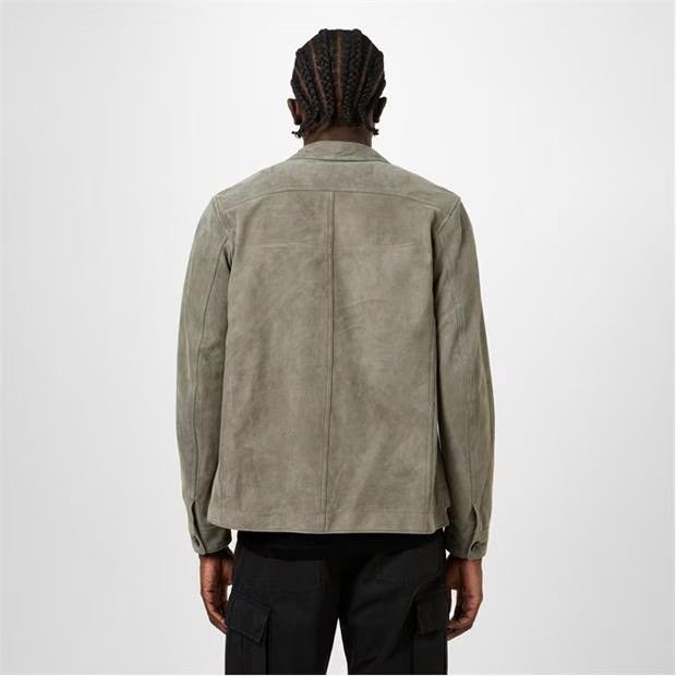 Tom Ford o1g2r1mq0724 Suede Over Shirt Jackets in Grey Size US L / EU 52-54 / 3 - 5 Thumbnail