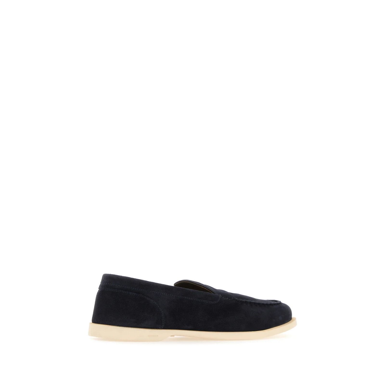 John Lobb JOHN LOBB Pace Navy Blue Suede Loafers New & Authentic (Men' Size US 12 / EU 45 - 3 Thumbnail