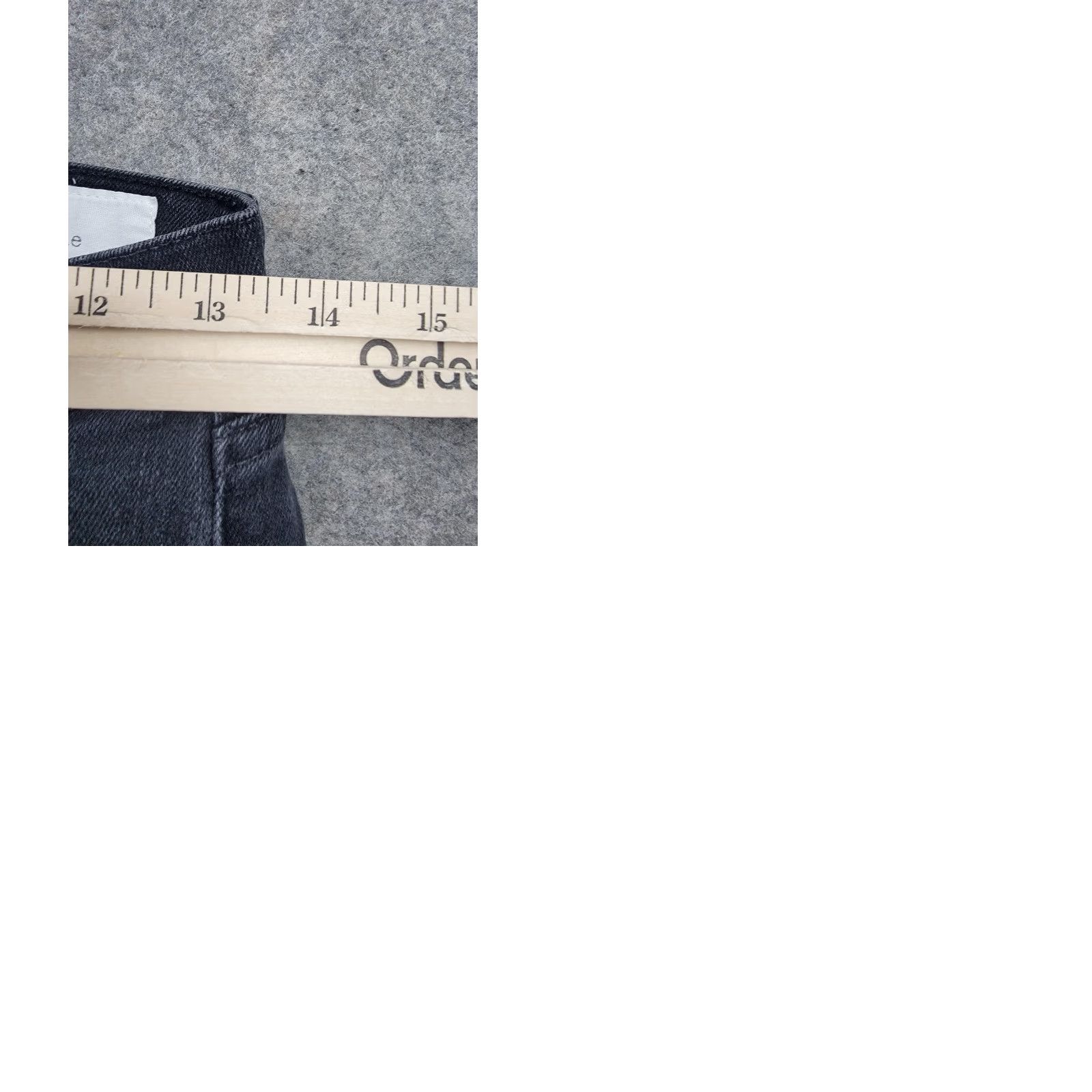 Rag & Bone rag & bone Jeans Mens 29 Black Fit 1 Skinny Button Fly Made USA 29x31 Stretch Size US 29 - 10 Thumbnail