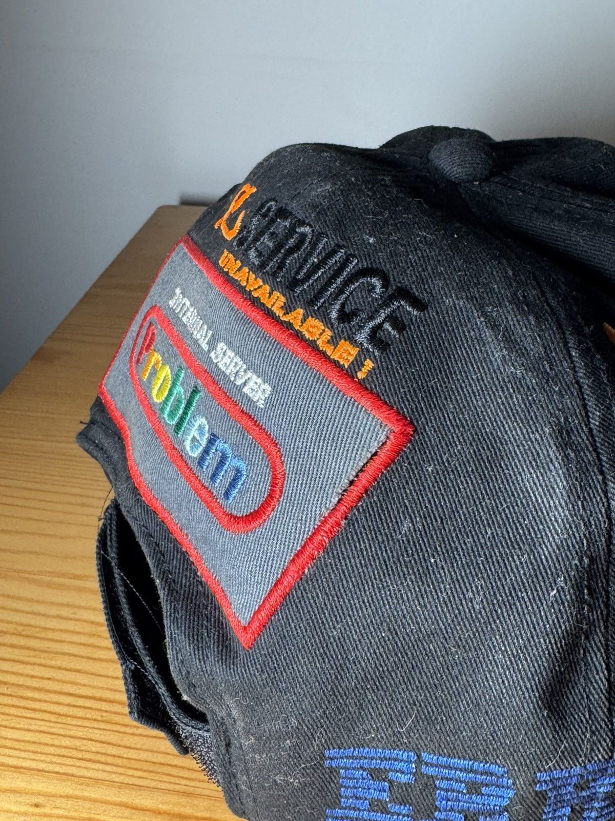 Vetements Vetements AW 19 Runway Error Embroidered Cap Size ONE SIZE - 6 Thumbnail