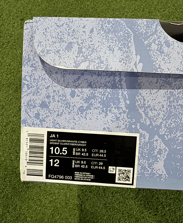 Nike Nike Ja Morant 1 Light Silver Granite, Size 10.5 Size US 10.5 / EU 43-44 - 6 Thumbnail